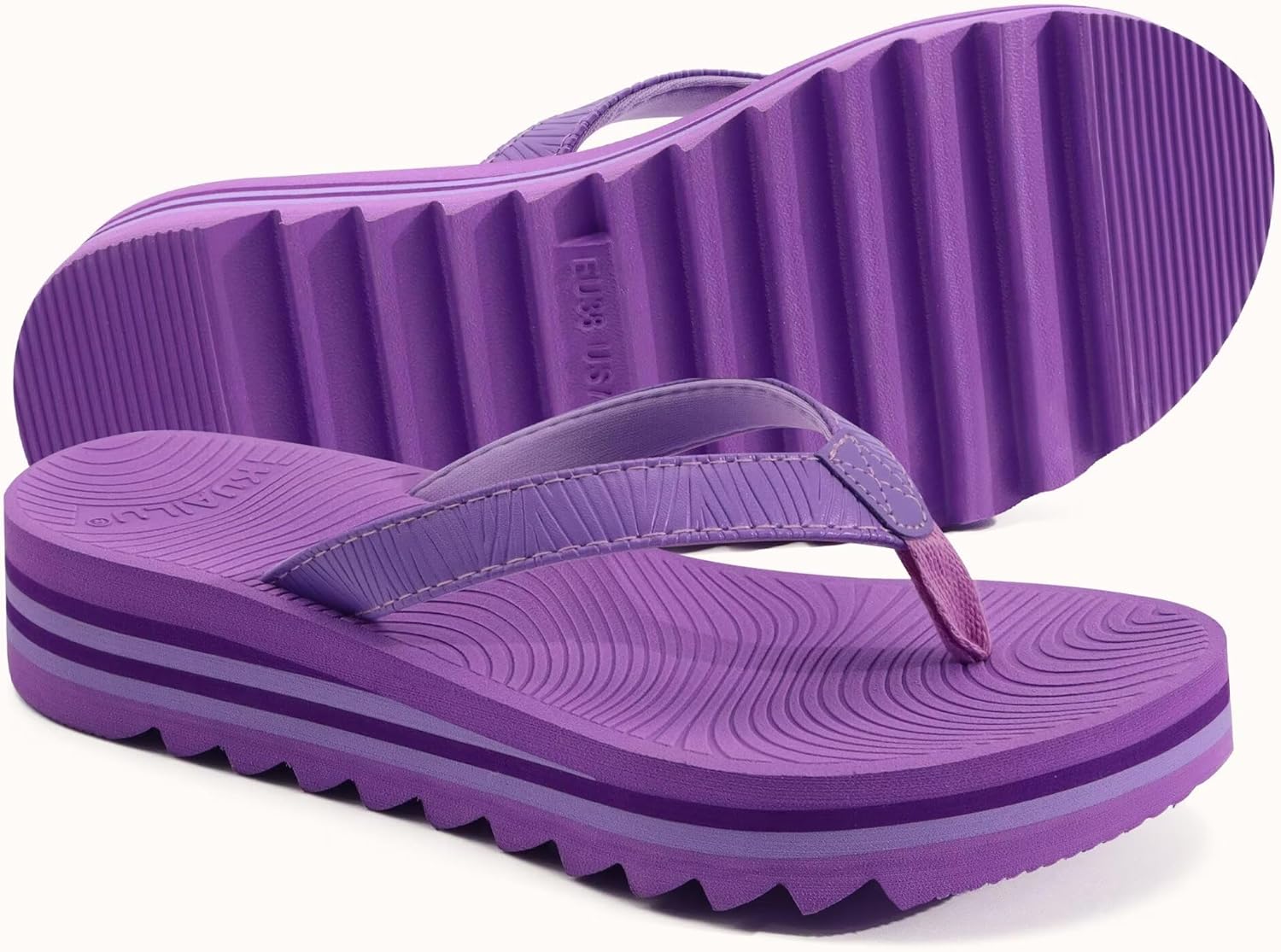 Thumbnail 3 de KuaiLu Damen Flip Flops Komfort Yoga Matte Plattform – Leichtes Strand- und Alltagserlebnis
