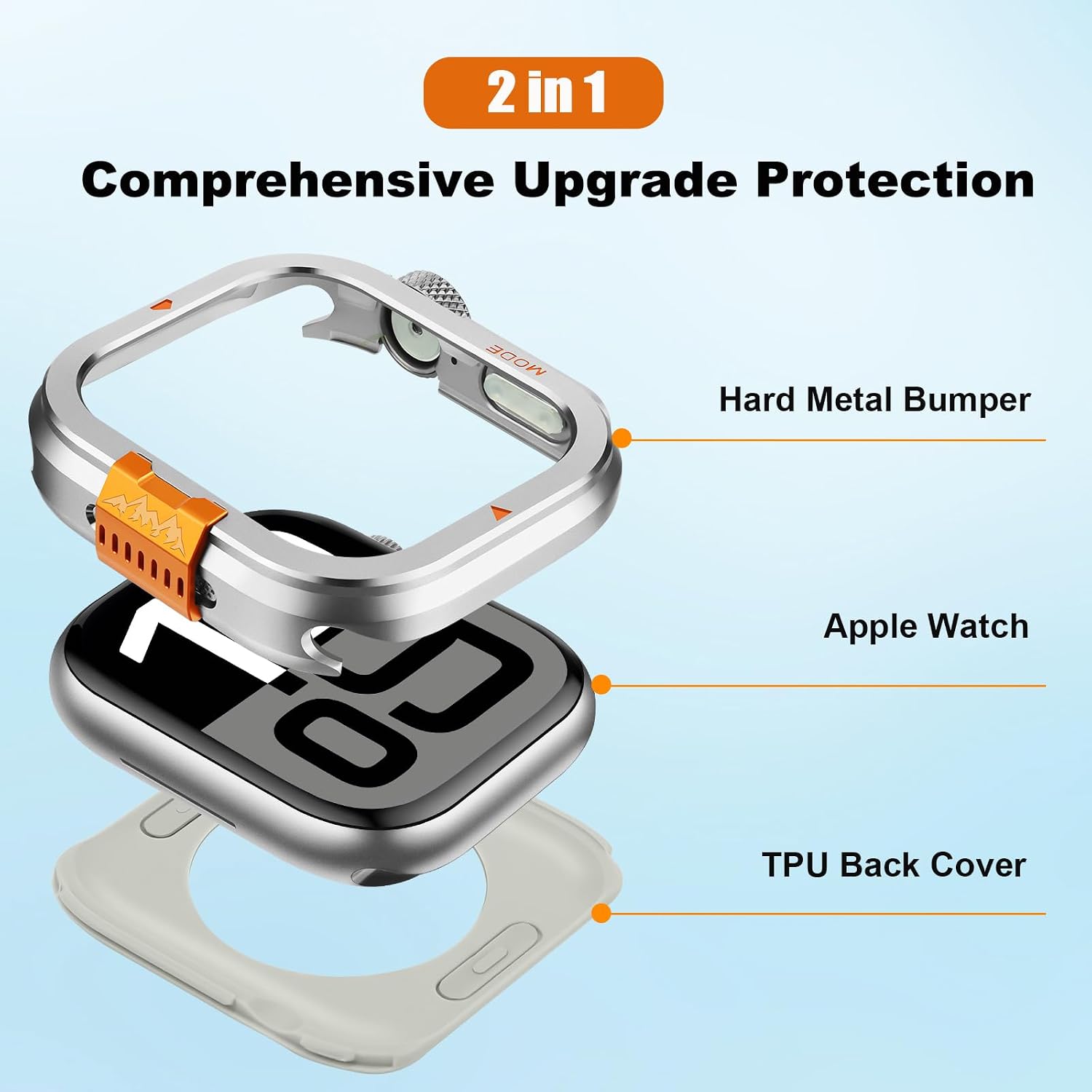 Detalle 2 de Suphart Metal Bumper for Apple Watch 46mm