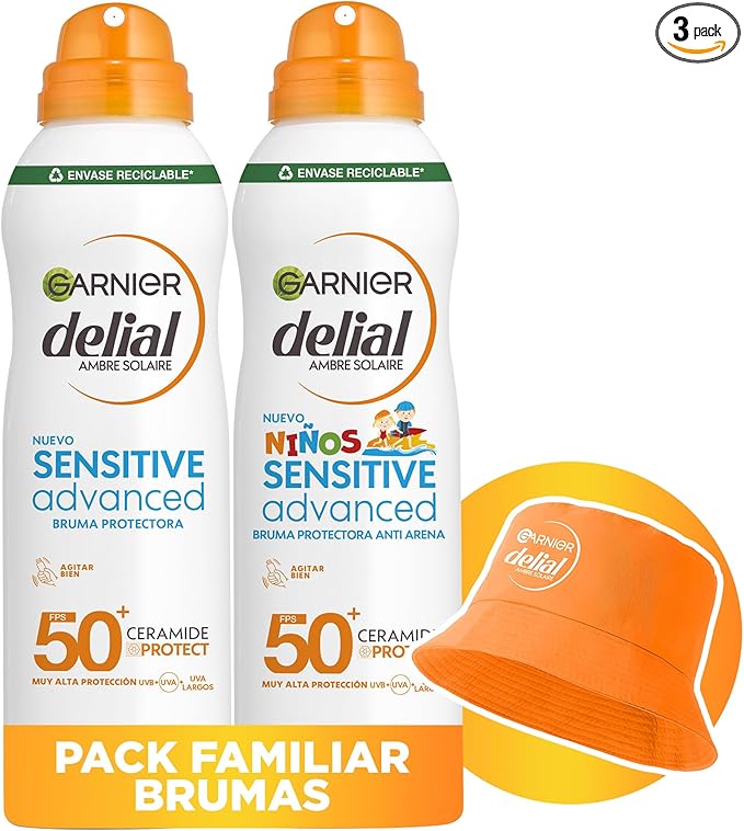 Garnier Delial Pack Limitado: Brumas FPS 50+ + Gorro Regalo