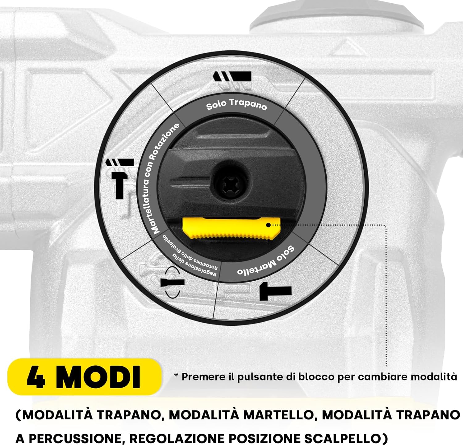 Detalle 2 de Enventor Martello Demolitore 1500W SDS-Plus