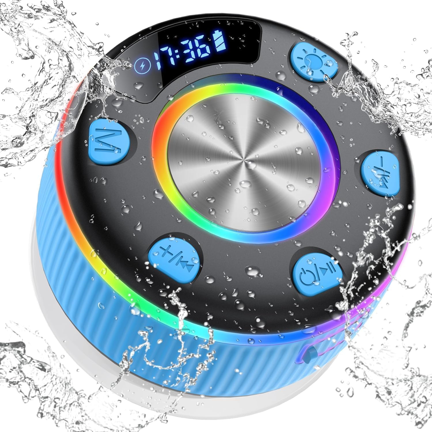 Detalle de dotn Bluetooth Shower Speaker with IPX7 Rating
