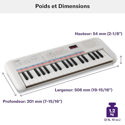 Detalle de Yamaha Remie PSS-E30 – Clavier Mini Touches : initiation ludique et portable pour enfants