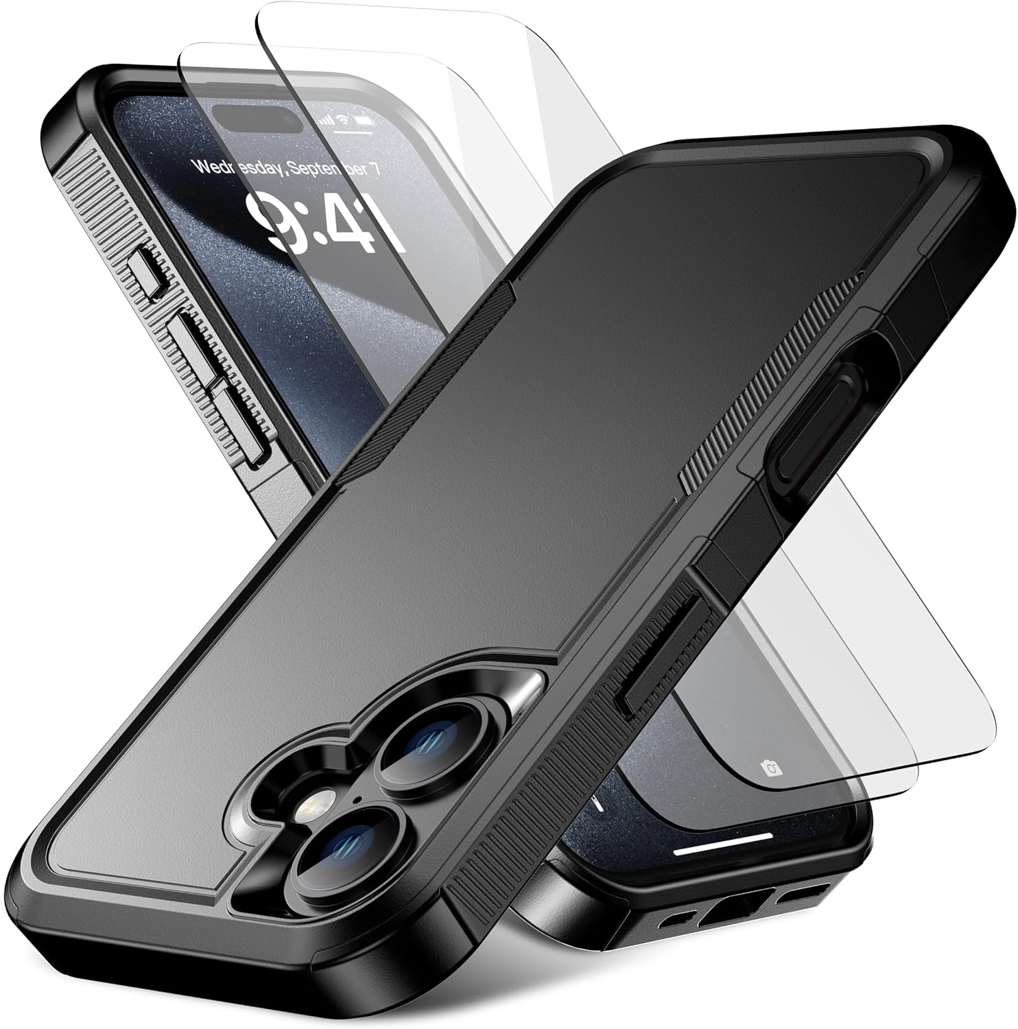 RonShieh iPhone 16 Case 6.1-inch slim protective cover