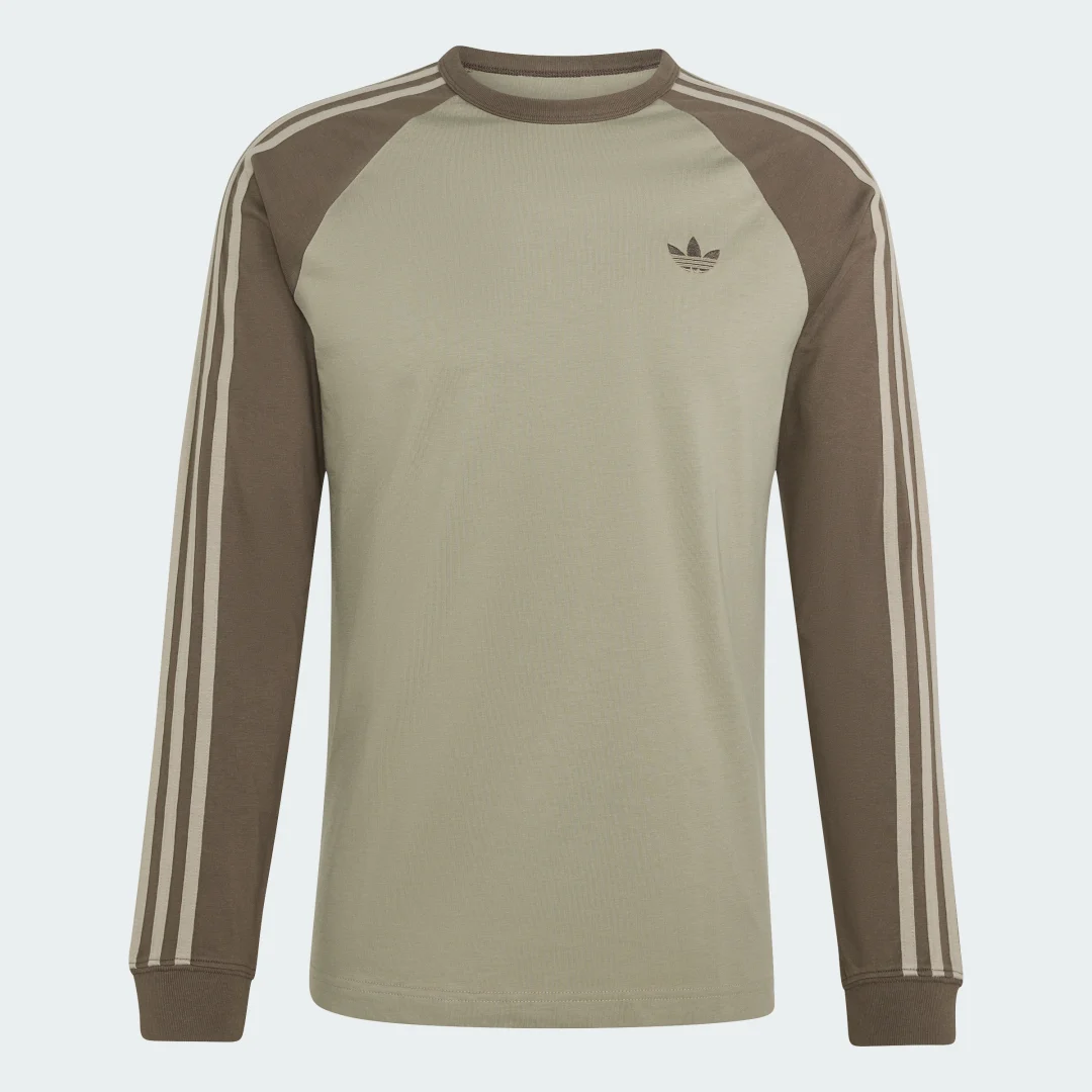 Thumbnail 3 de Camiseta manga larga 3 Stripes de Adidas – Verde