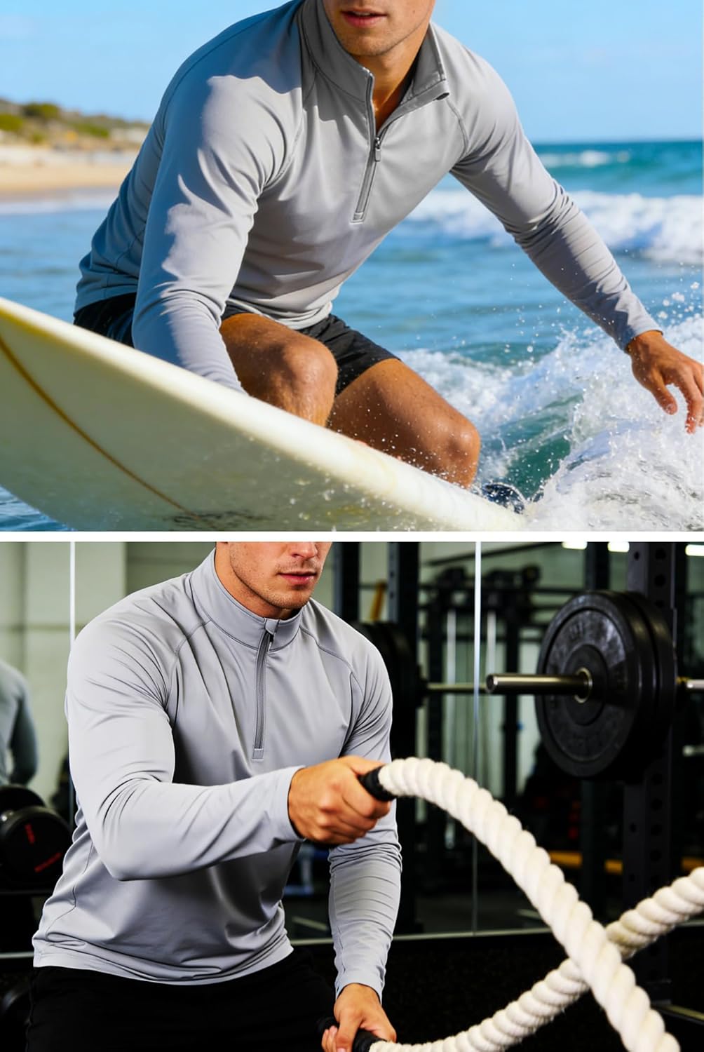Thumbnail 1 de MAGCOMSEN Men's Long Sleeve Sun Shirt UPF 50+ Rash Guard