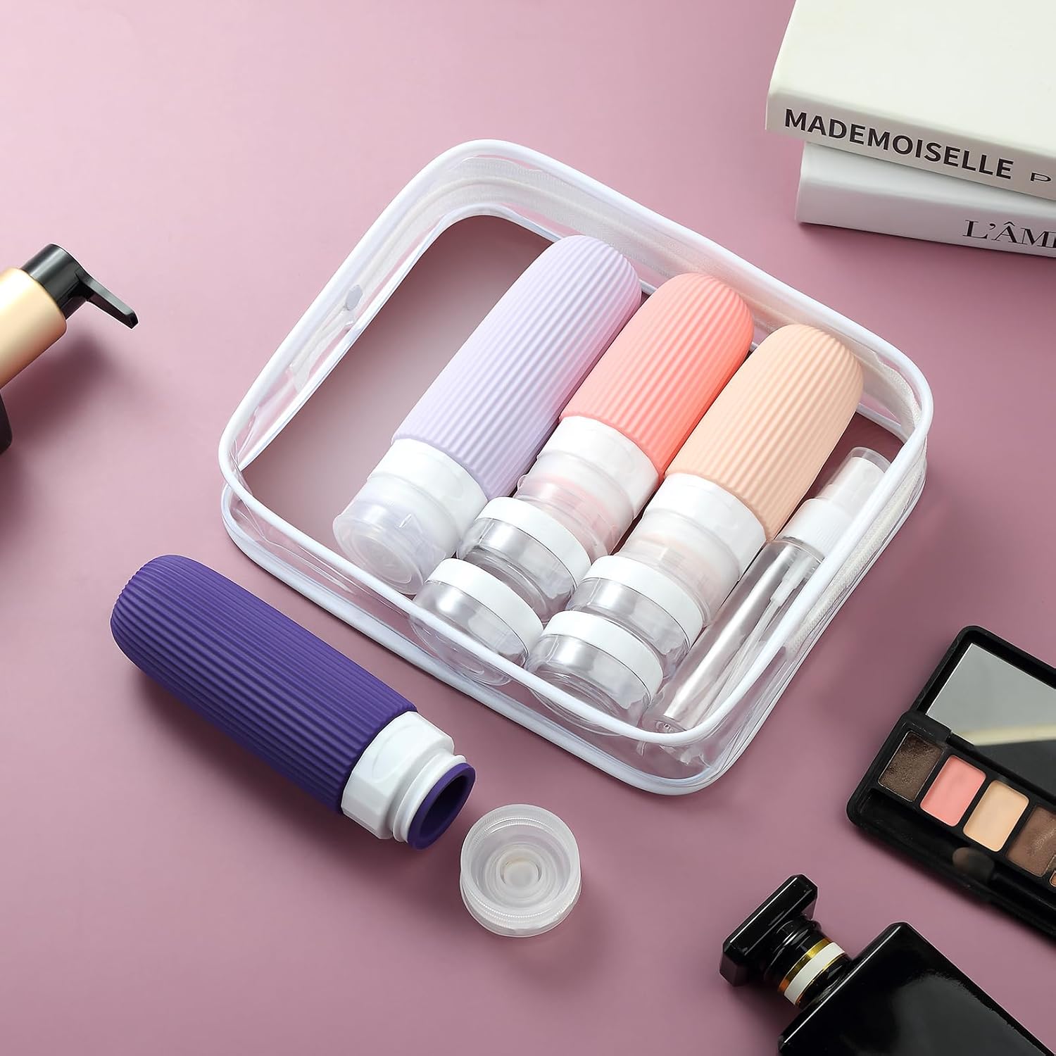 Thumbnail 3 de Mrsdry Travel Bottles for Toiletries – 16 Pack Silicone Travel Set