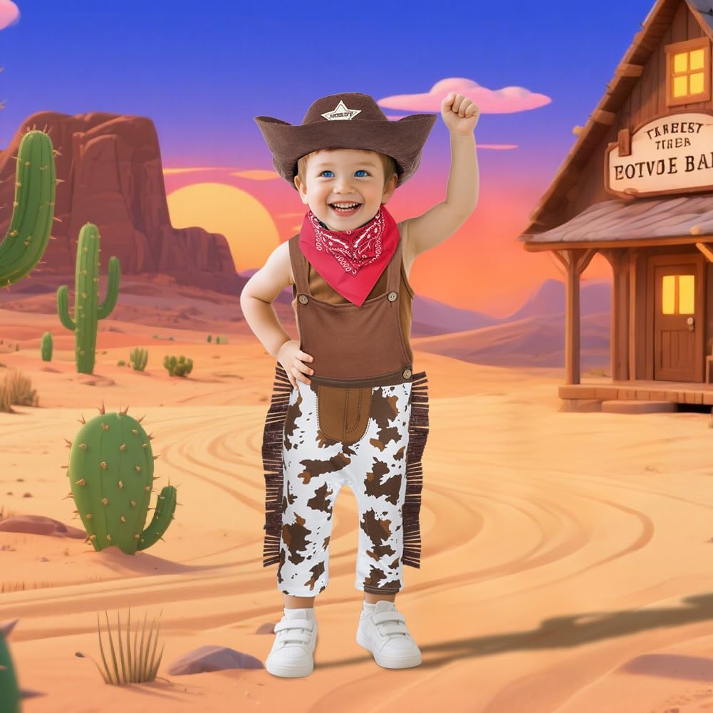 Thumbnail 5 de Vicloon Cowboy KostĂŒm Set 0-36 Monate đ¶