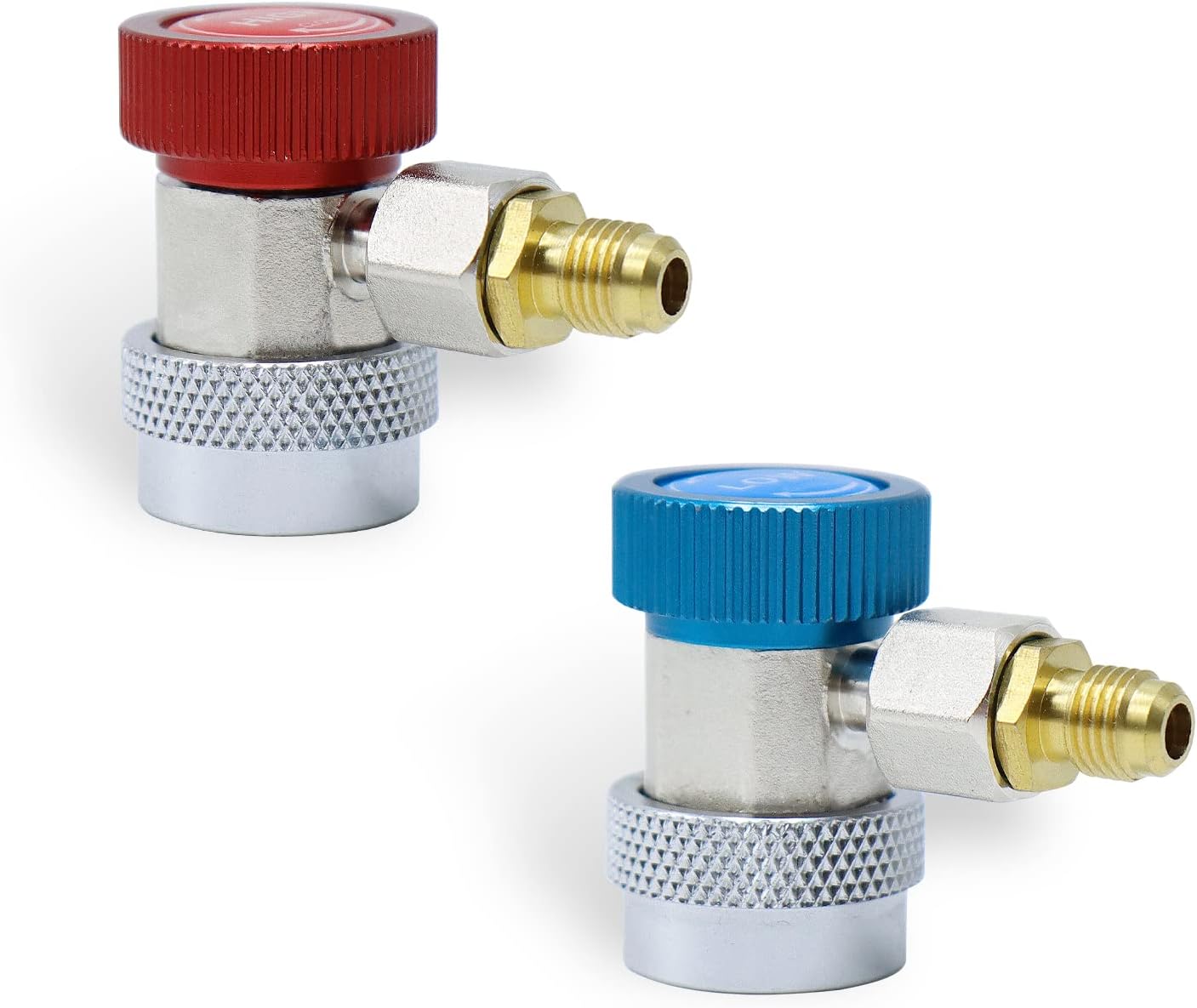 Thumbnail 3 de CCLIFE Adaptateur R134A – Connecteurs rapides haut et bas pour coupler réfrigérant 1/4 pouce