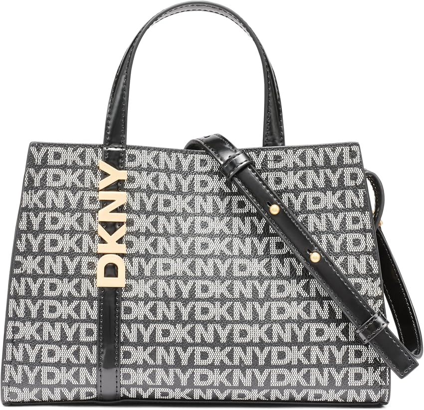 Detalle de DKNY Avril SMALL Satchel Crossbody mujer, 100% PVC