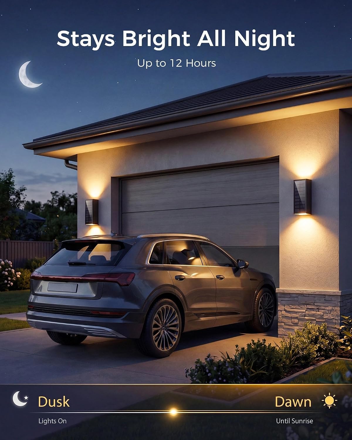 Thumbnail 6 de vighep WS78-2 Solar Wall Lights, 2-Pack Up-and-Down, 3CCT, IP65