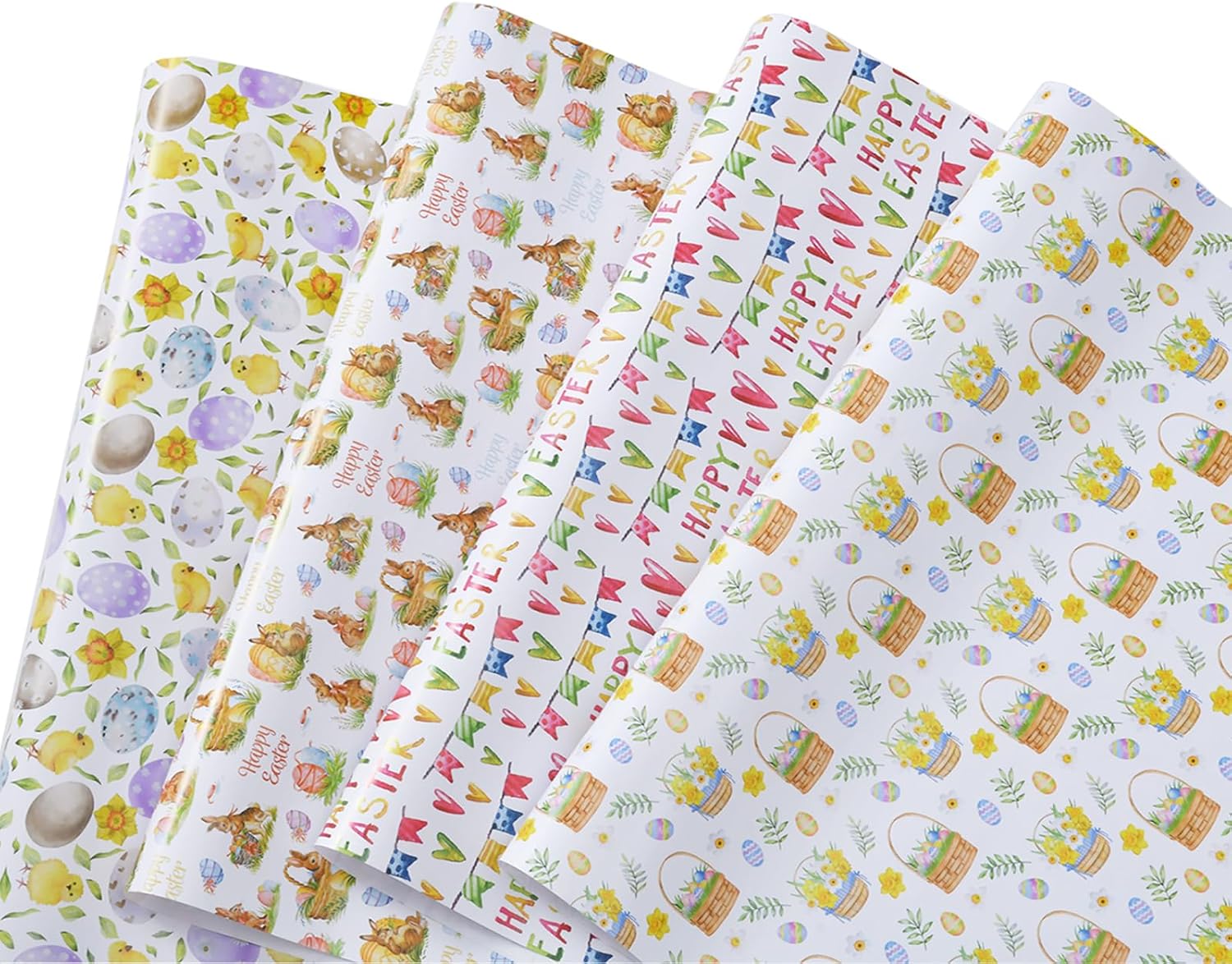 HBell Easter Wrapping Paper 8 Sheets