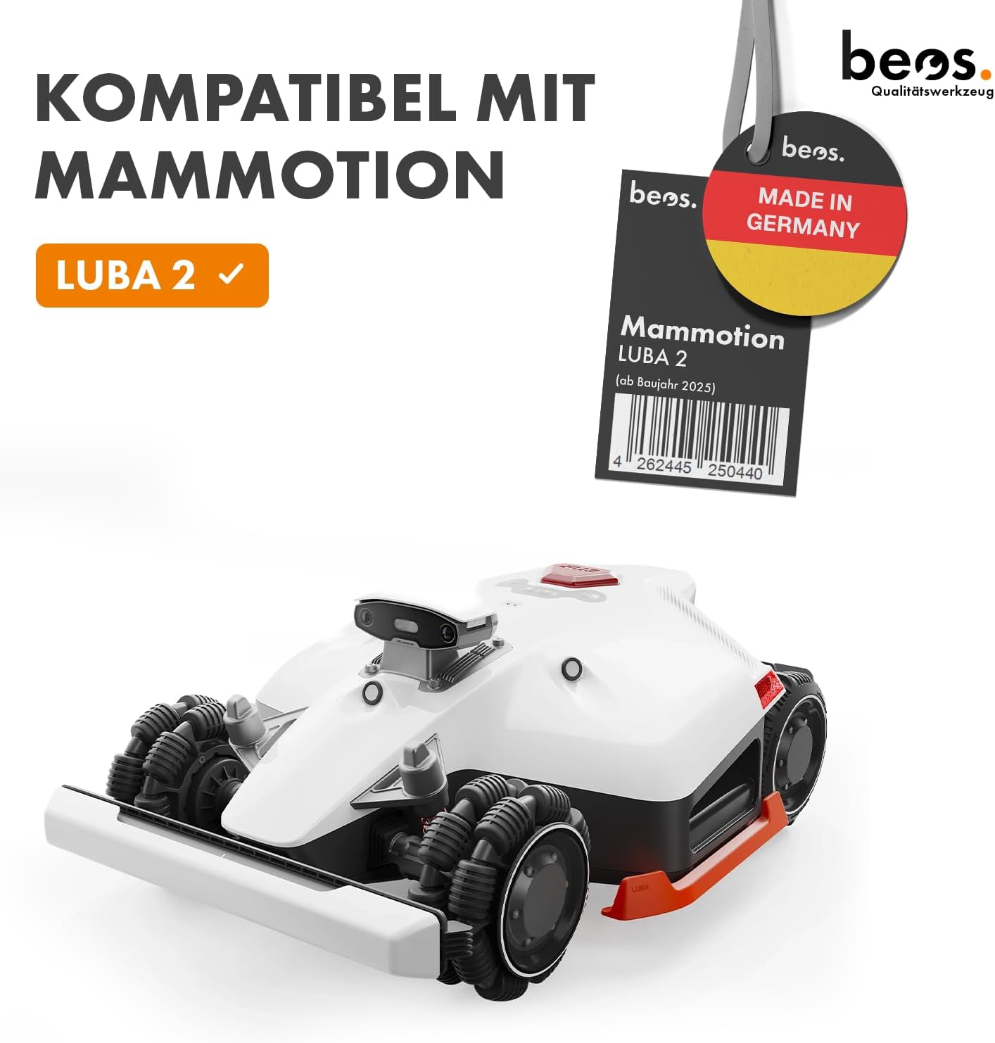 Thumbnail 1 de BEOS Premium Mähroboter Tuning Messerscheiben – kompatibel mit Mammotion LUBA2 AWD (ab Baujahr 2025), 2× Messerteller