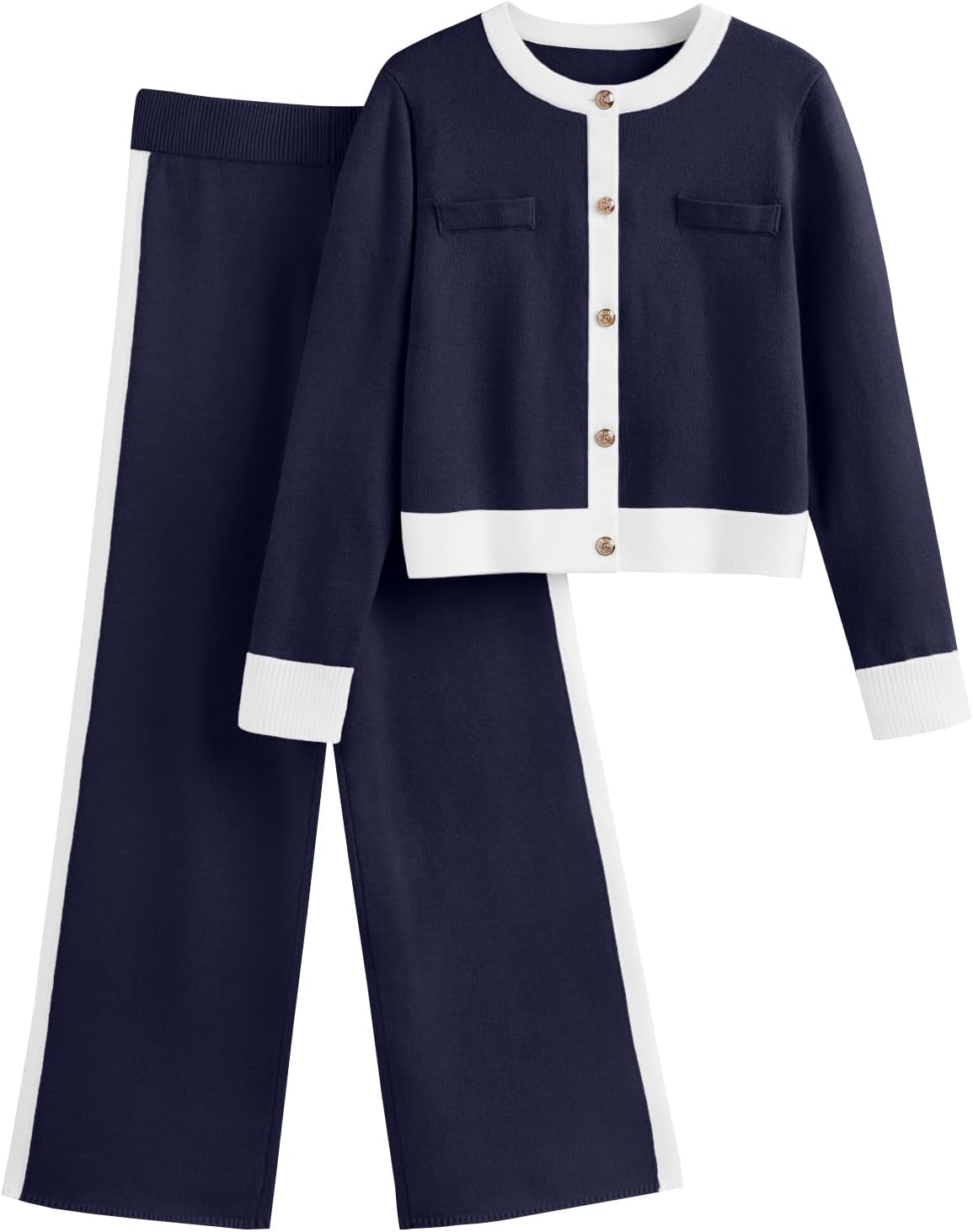 Detalle de LILLUSORY Women's Sweater Set Viscose Blend