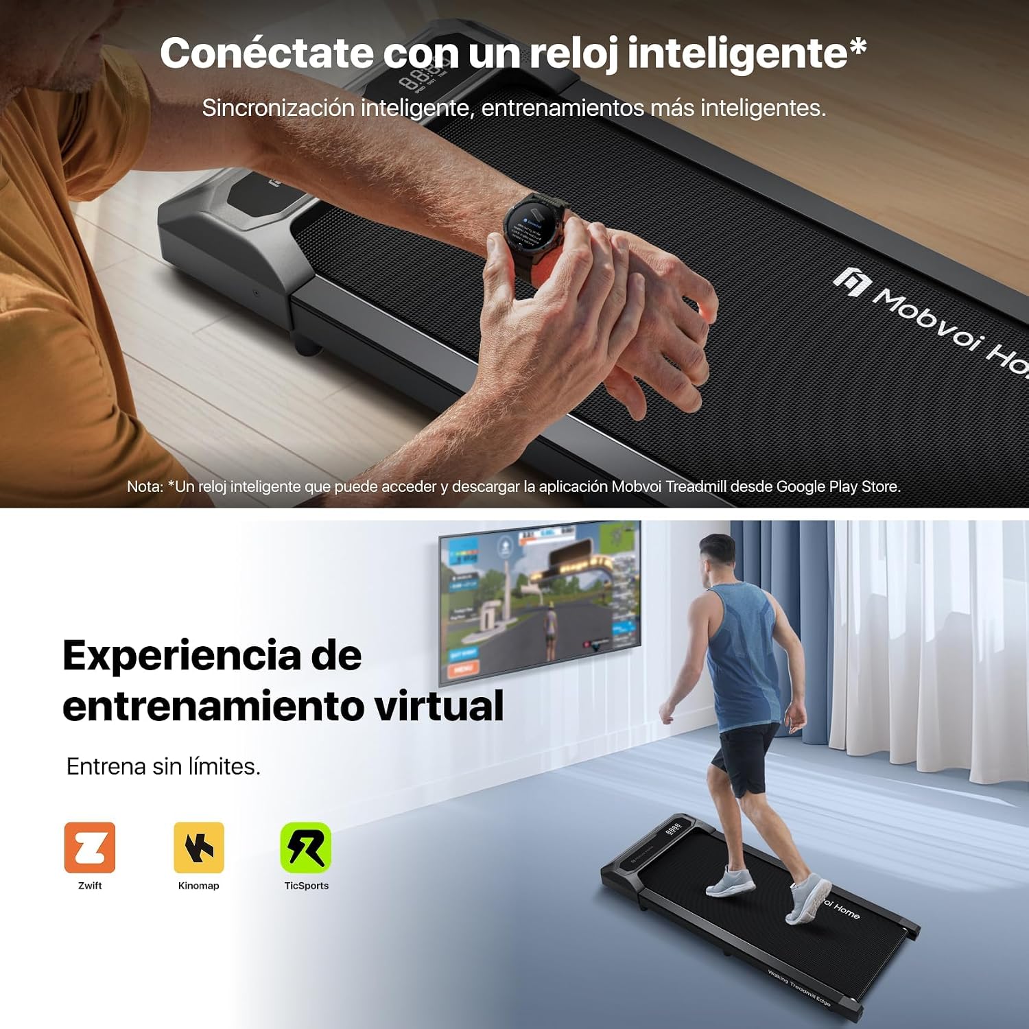 Detalle 2 de MOBVOI Home Walking Treadmill Edge — cinta de marcha