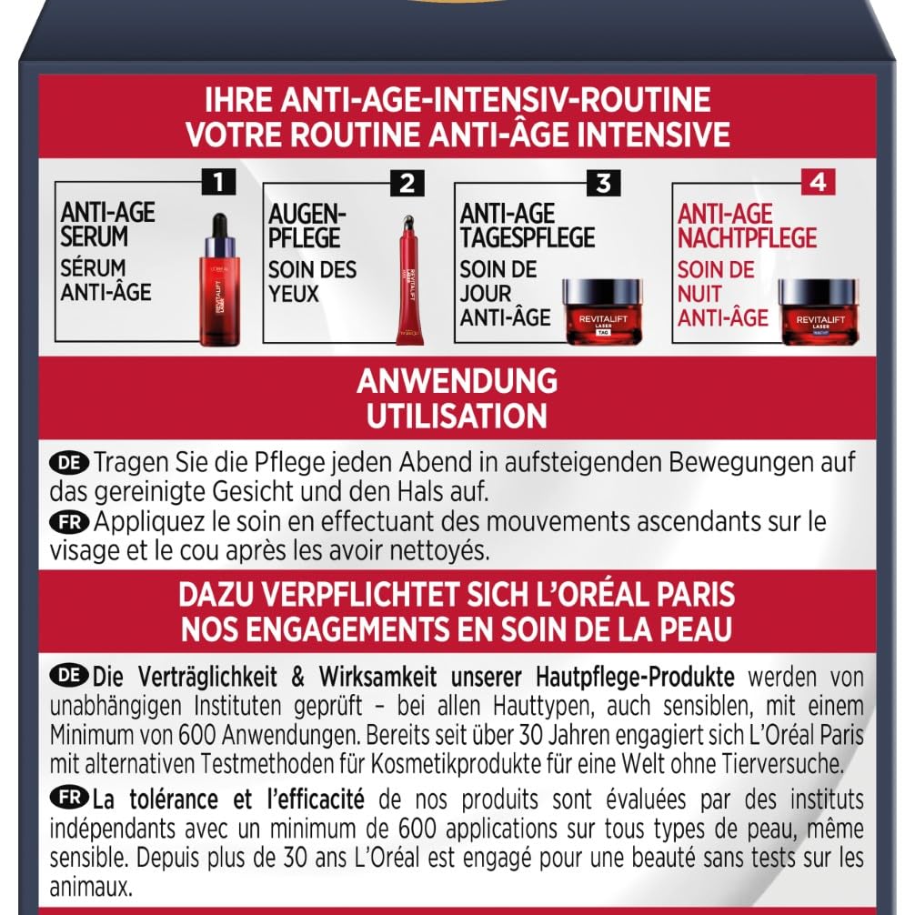 Thumbnail 5 de L’Oréal Paris Revitalift Laser Anti-Aging Nachtcreme – Dreifachwirkung, 50 ml