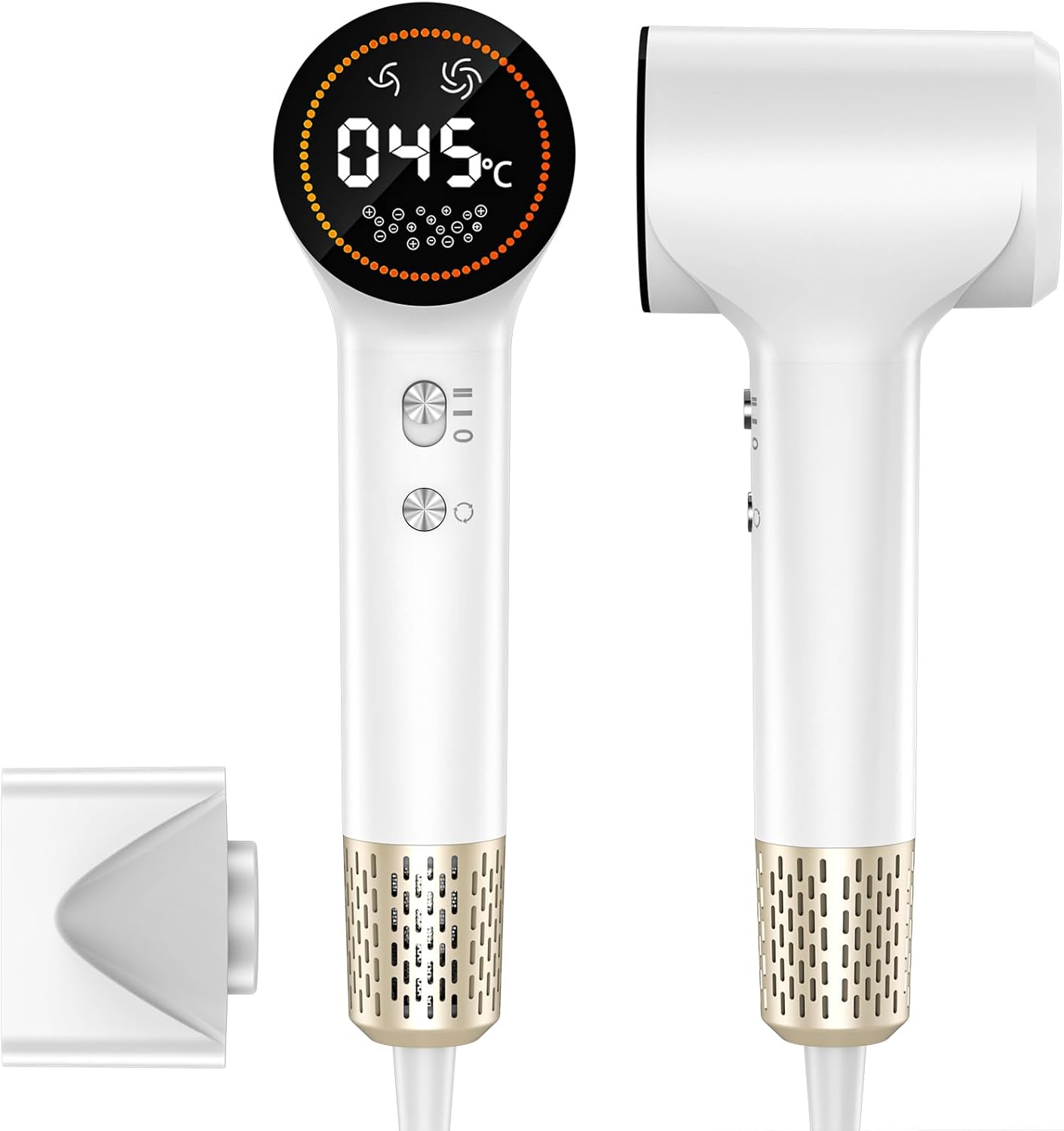 Detalle de TQQ Asciugacapelli: asciugatura rapida con ioni Plasma, motore brushless e design leggero per casa e viaggio
