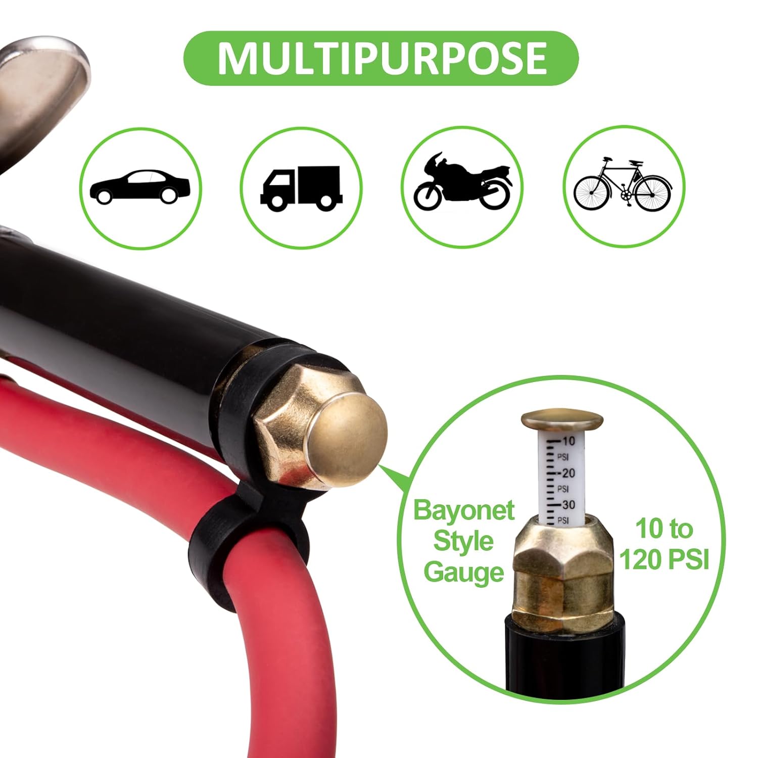 Thumbnail 2 de Spurtar 10-120 PSI Tire Pressure Gauge