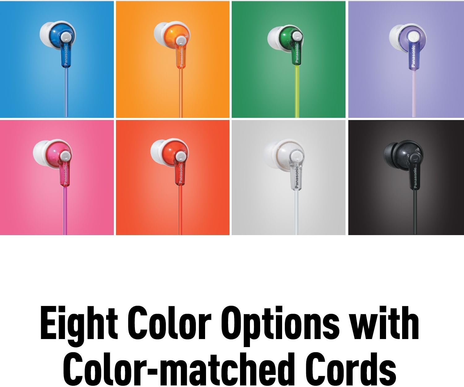 Detalle de Panasonic In-Ear Earbud Headphones RP-HJE120-V
