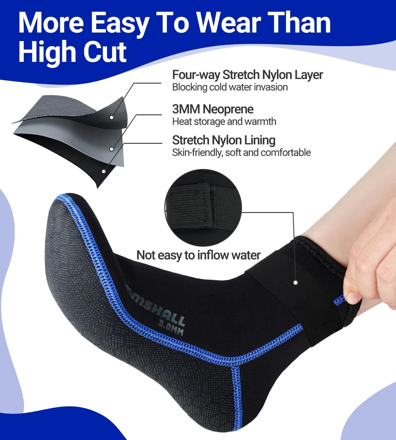 Thumbnail 2 de Summshall Neoprene Socks 3mm Wet Suit Socks