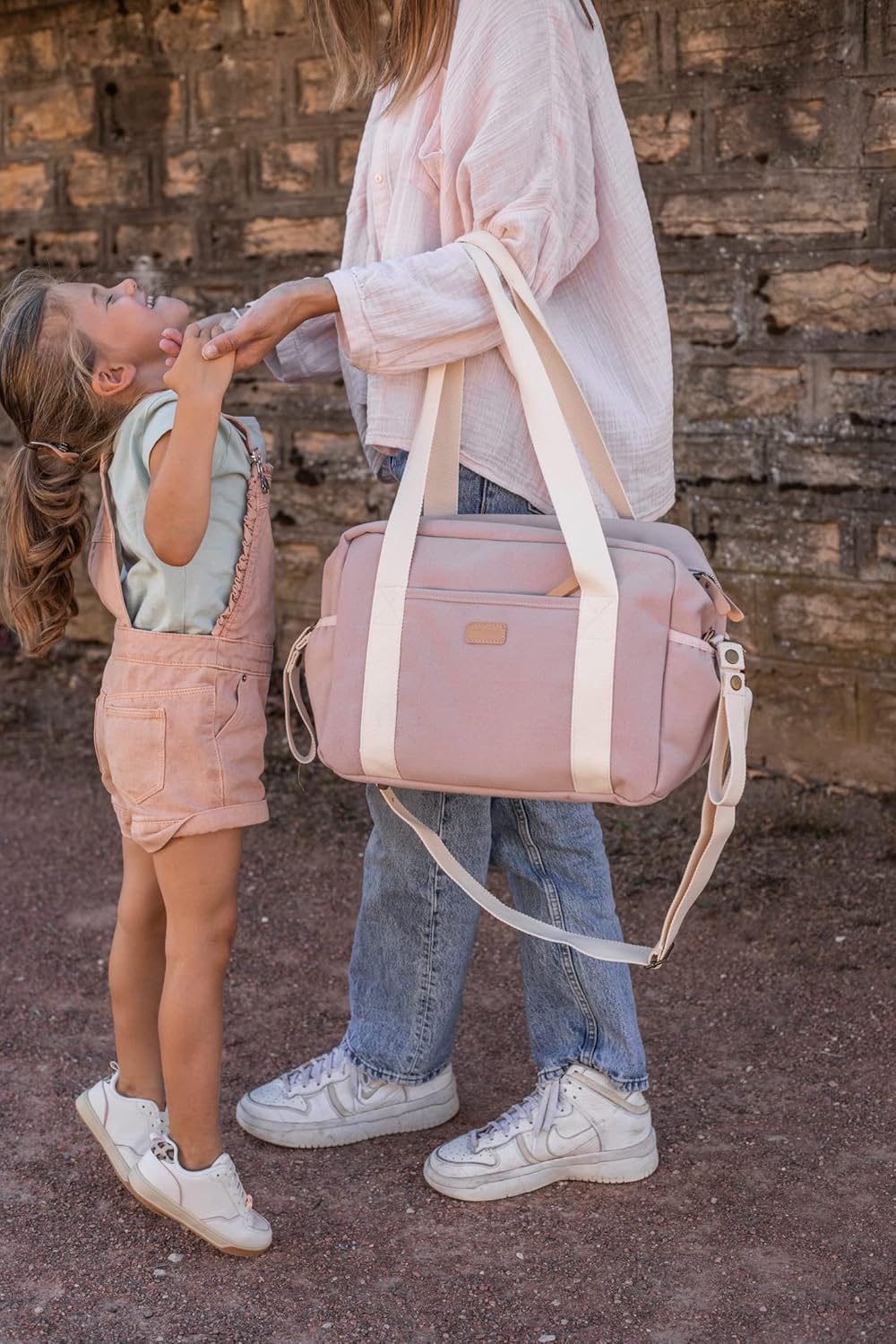 Thumbnail 4 de BÉABA Paris: Sac à Langer pour Bébé, 16 L, 10 poches, tapis à langer amovible et poche isotherme, rose poudré