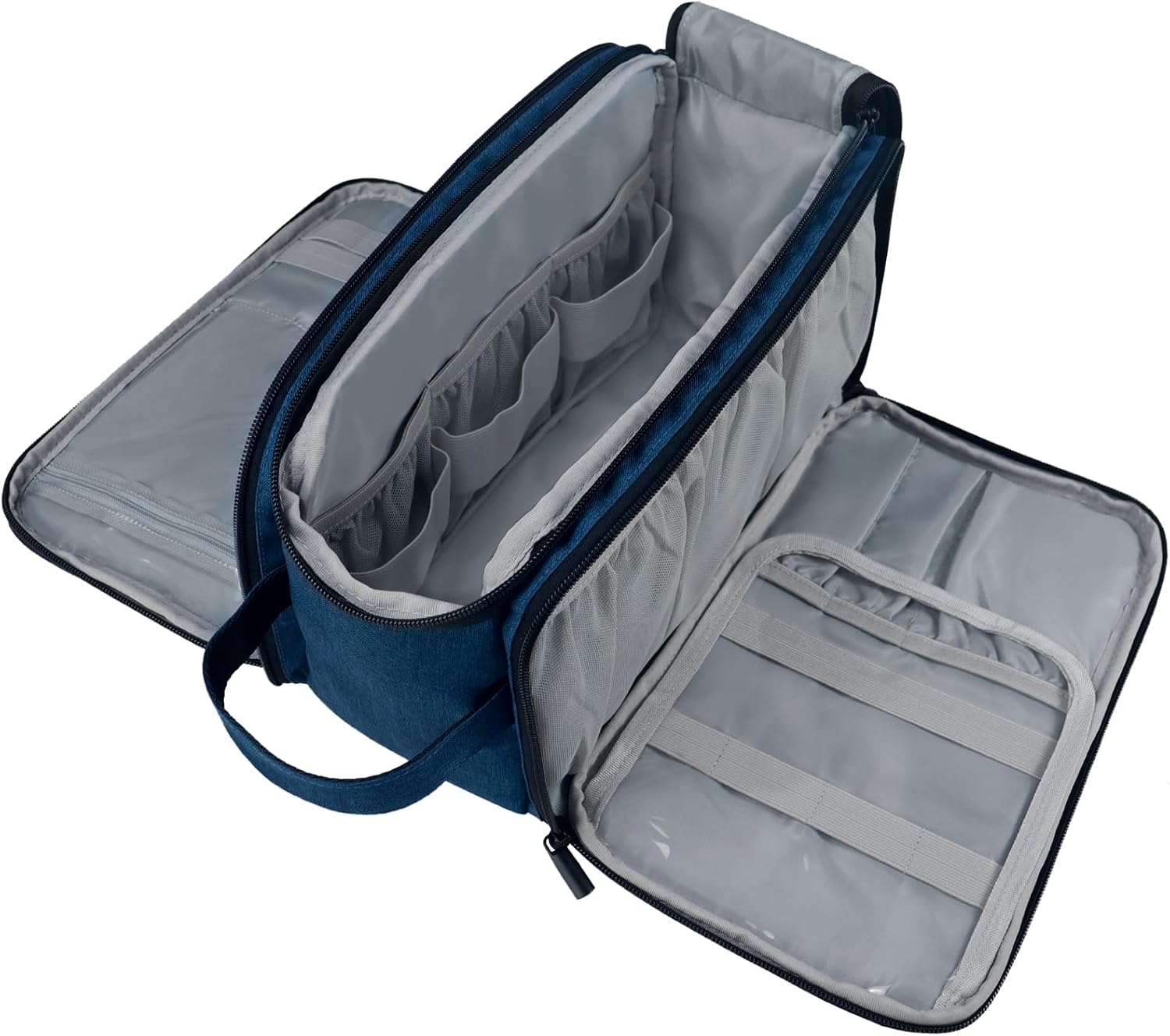 Detalle de Gloppie Toiletry Bag Large Washbag for Travel Blue
