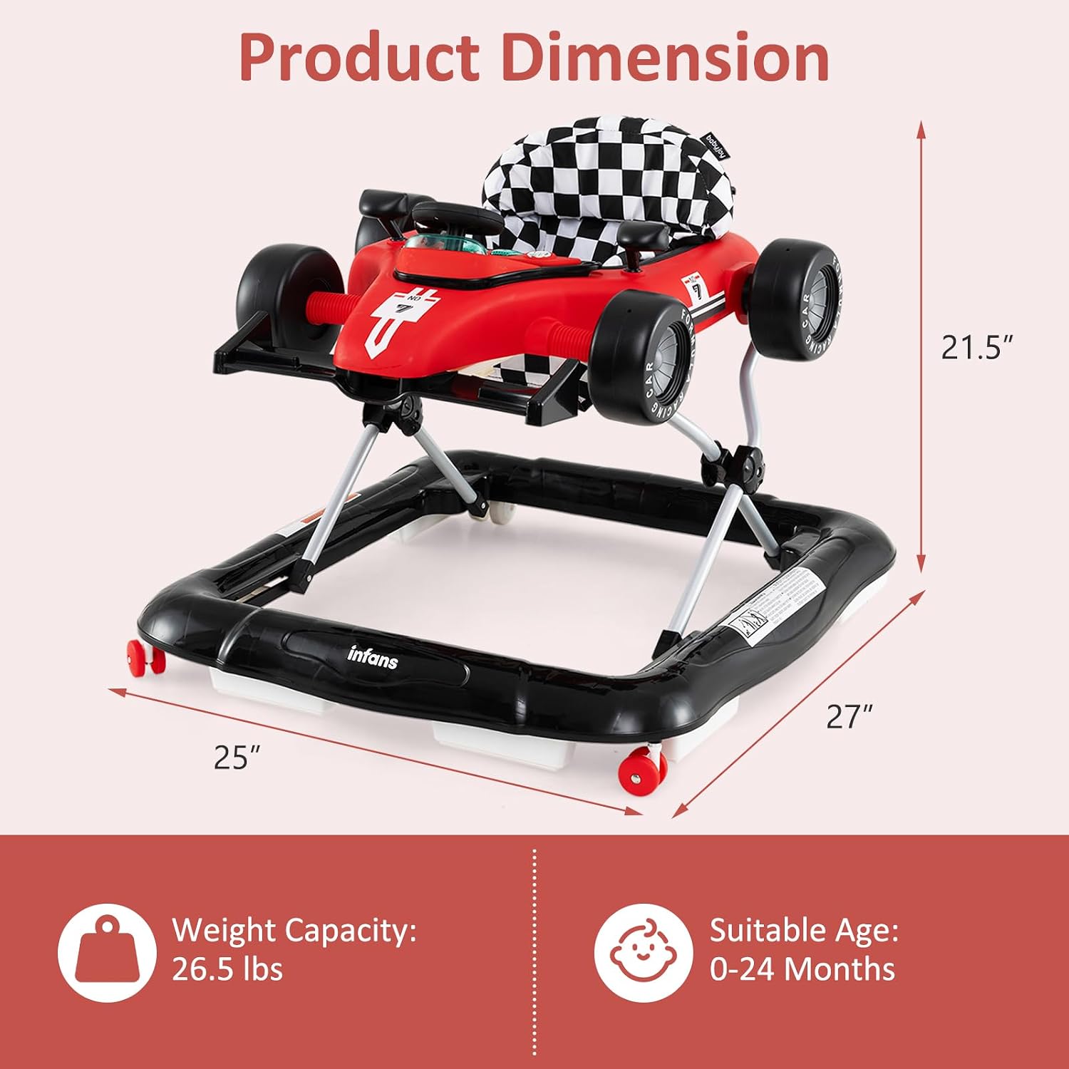Detalle 2 de INFANS 4-in-1 Baby Walker