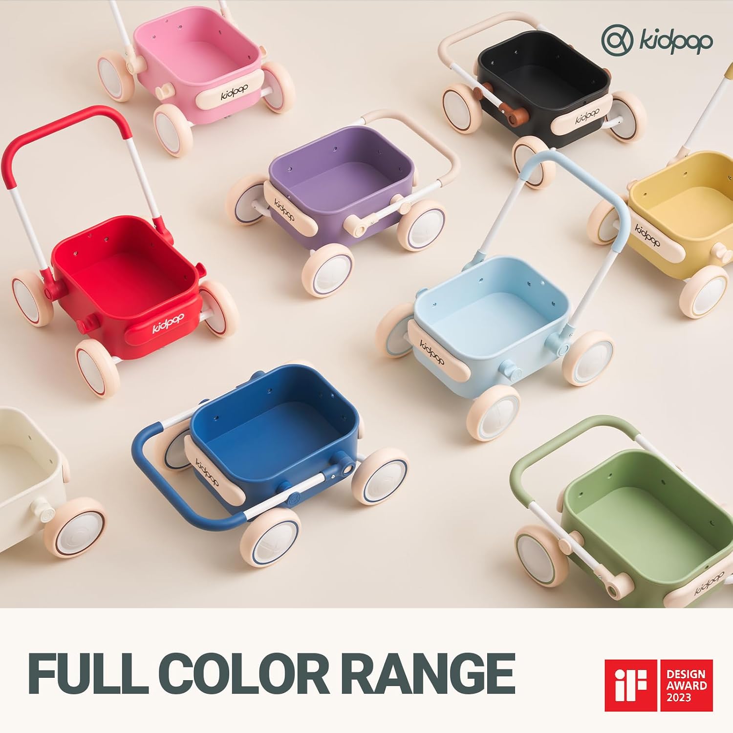 Thumbnail 6 de Kidpop PULA push pull walker wagon 15 kg
