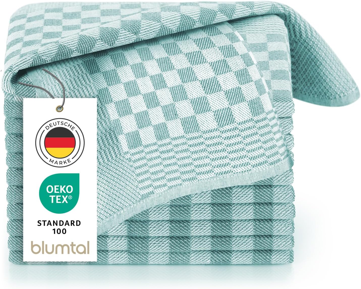 Thumbnail 6 de Blumtal Geschirrtücher Baumwolle 50x70 cm im 5er Set – Oeko-TEX, waschbar 95 °C, braun