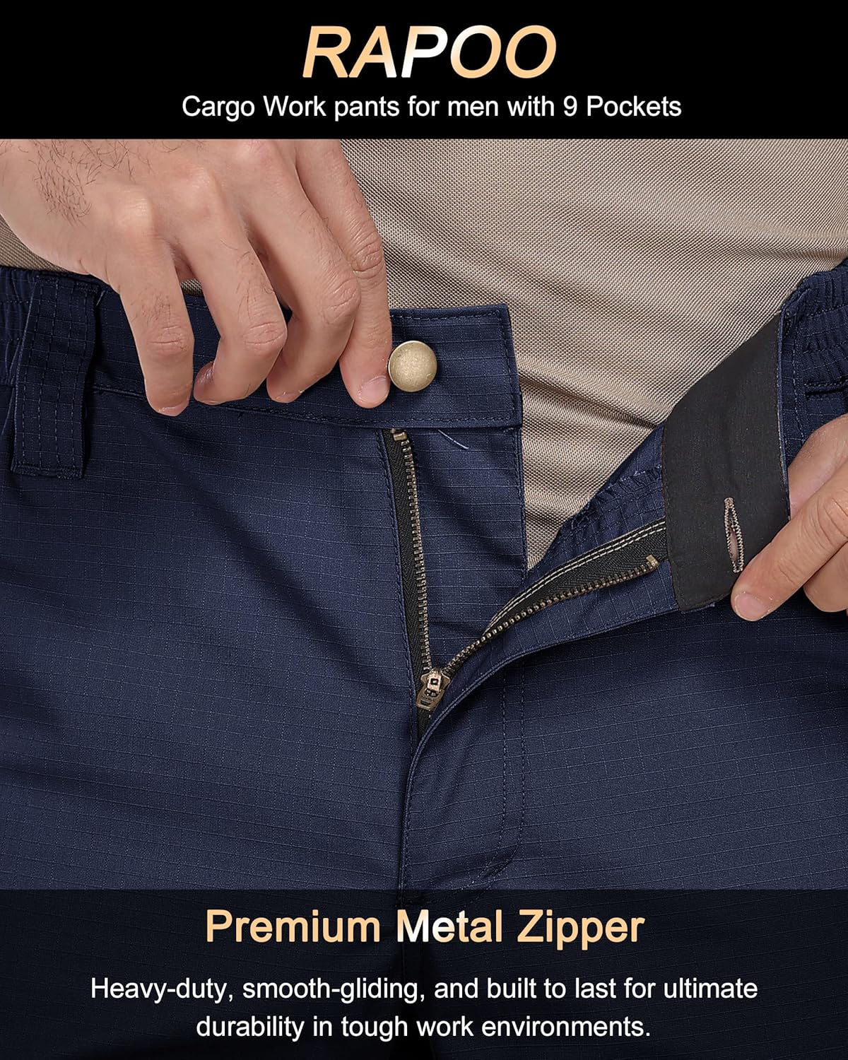 Thumbnail 2 de Rapoo Ripstop Cargo Tactical Pants, 9 pockets