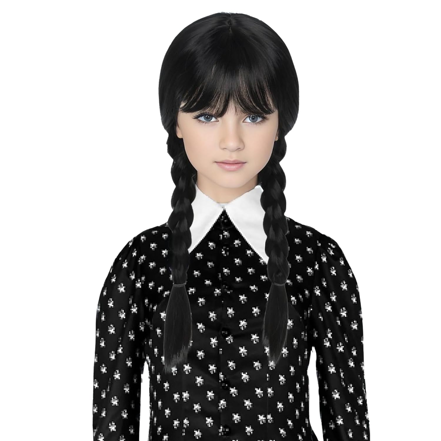 Detalle de Miss U Hair Braided Wig with Bangs, Black