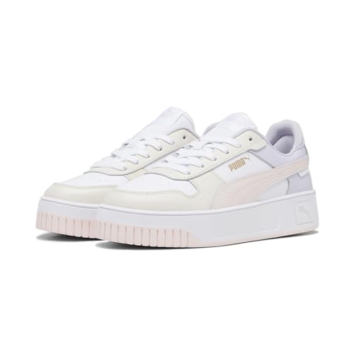 Detalle de PUMA Women Carina Street: Scarpe da ginnastica bianche con dettagli Frosty Pink per taglia 37 EU