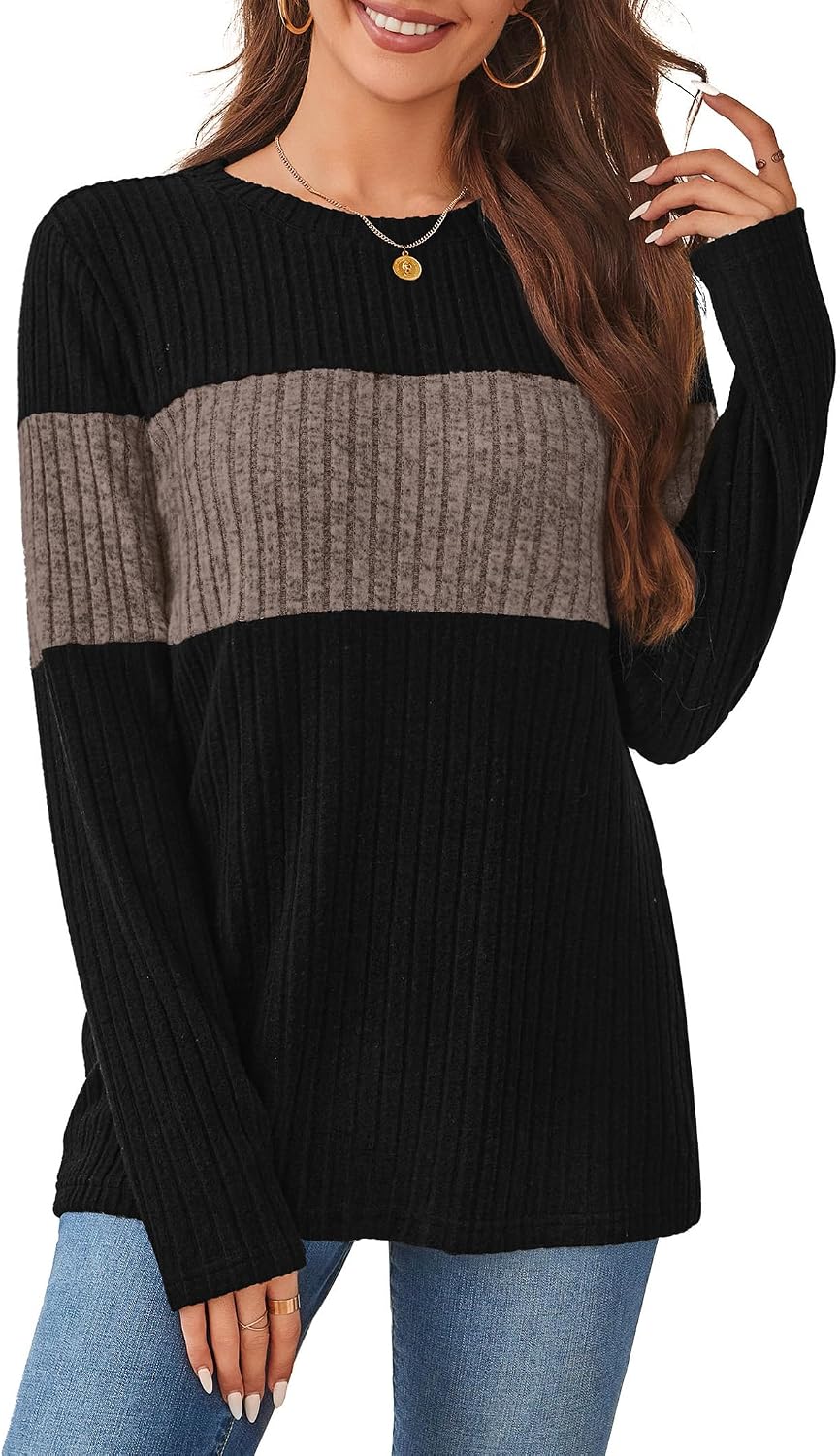 Detalle de WIHOLL Color Block Sweater for Women