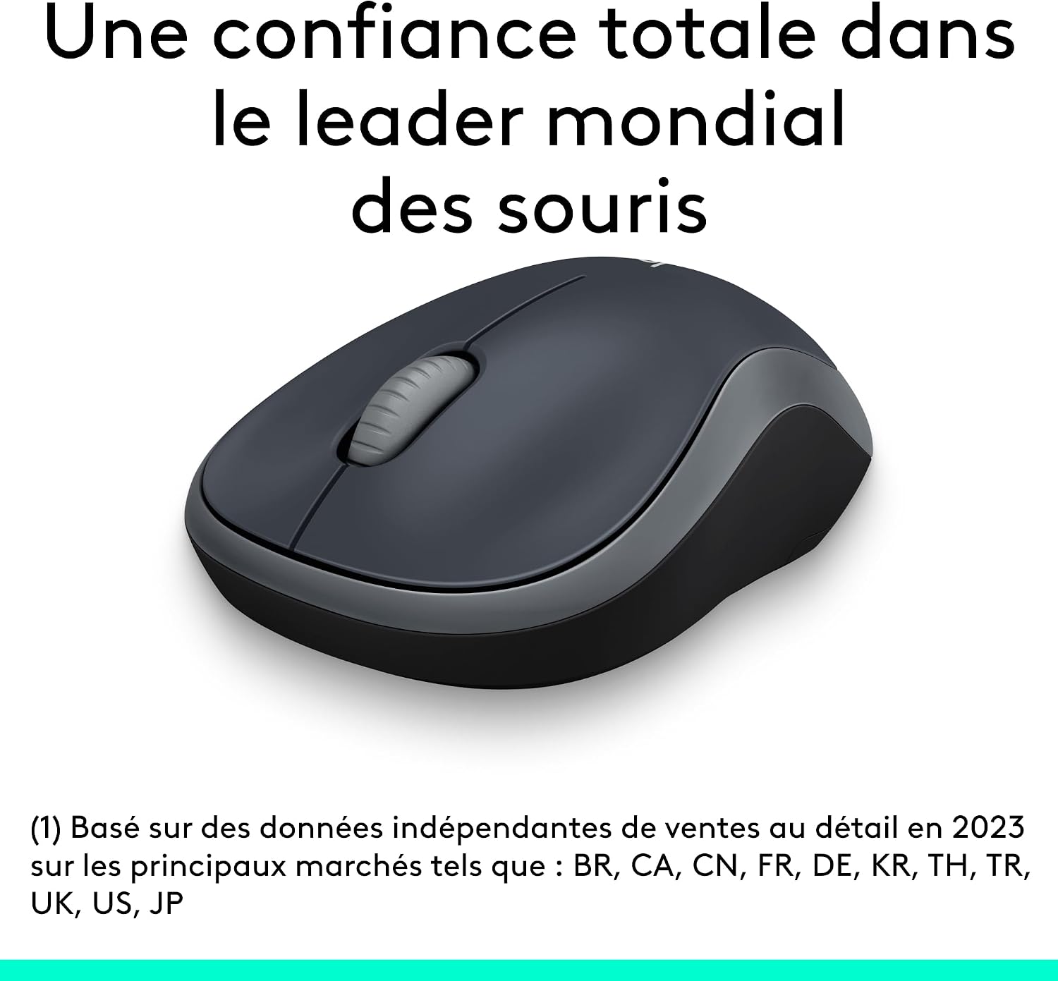 Thumbnail 1 de Logitech M185 Souris sans Fil — ambidextre, 2,4 GHz, autonomie 12 mois