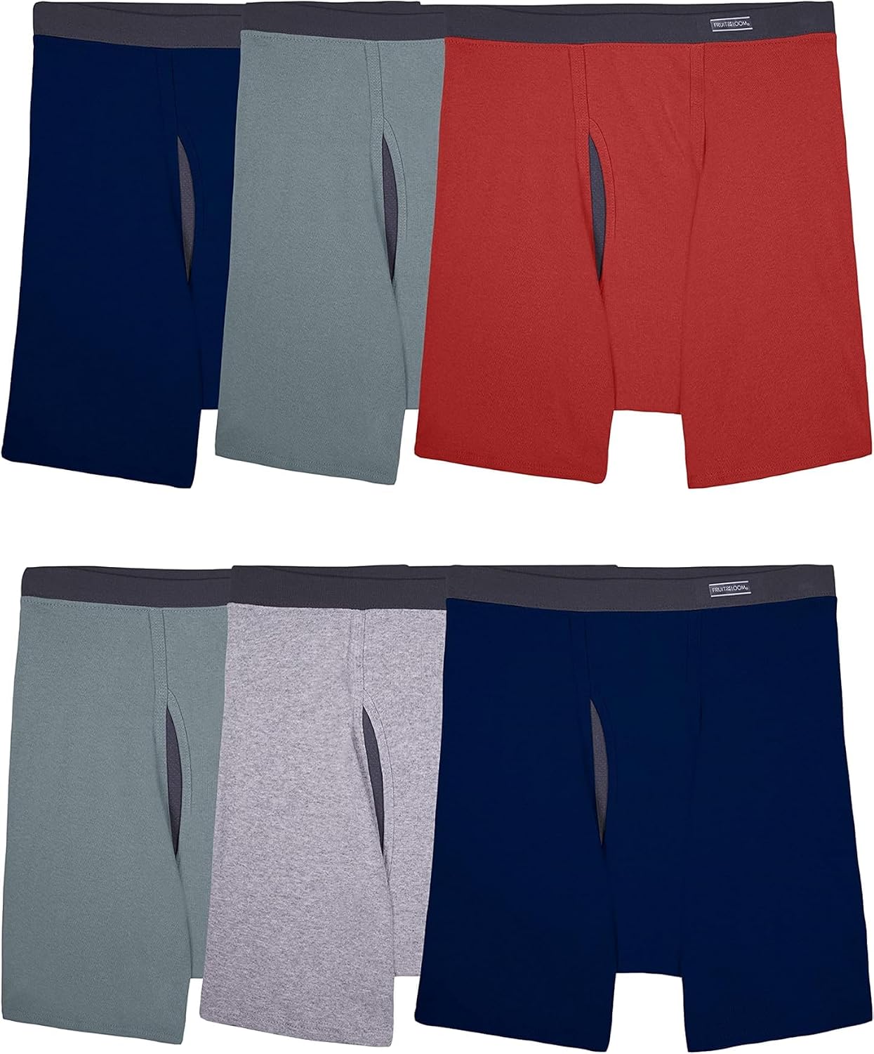 Thumbnail 6 de Fruit of the Loom Men's Coolzone Boxer Briefs: 7-Pack Moisture-Wicking, Breathable