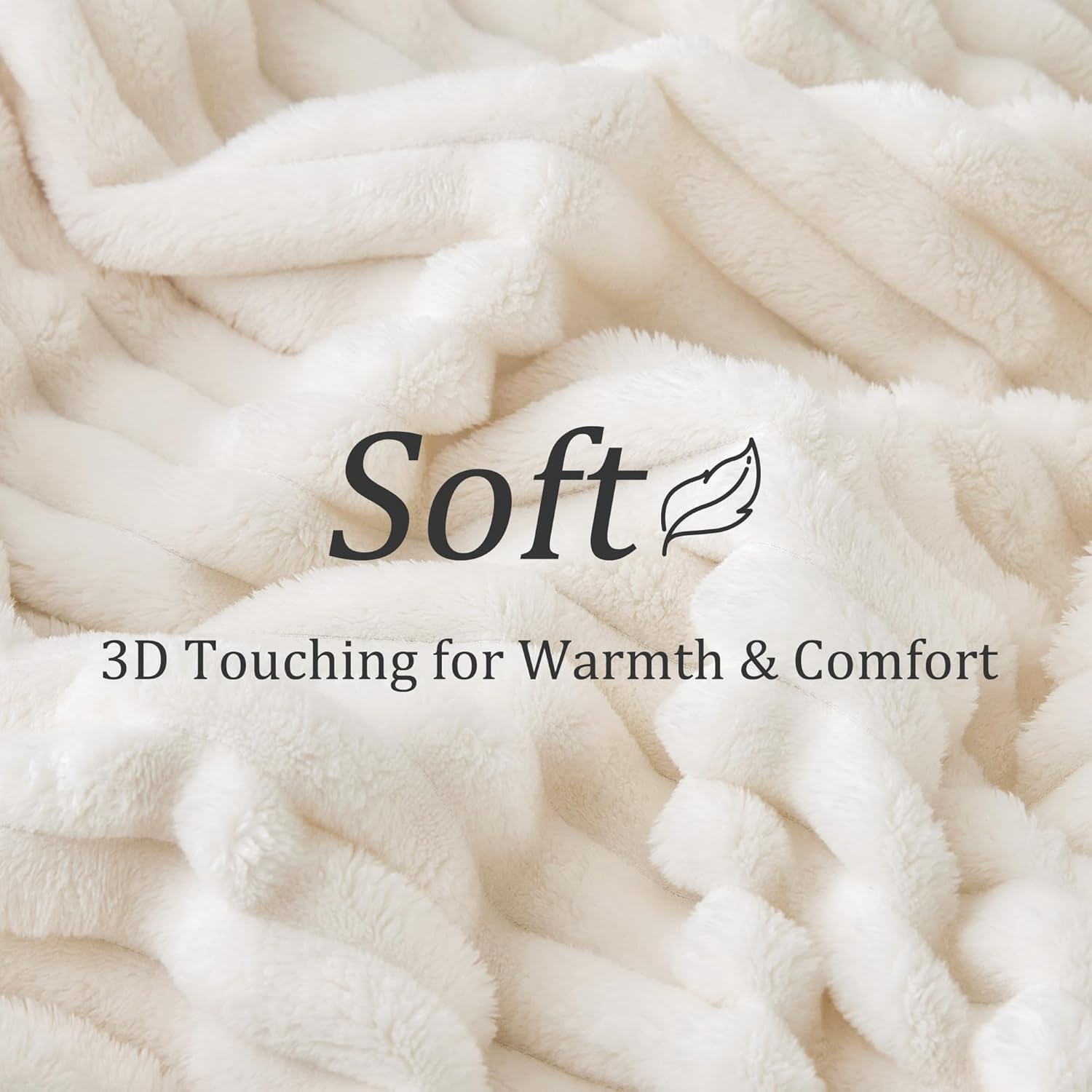 Thumbnail 4 de BEDELITE Fluffy Fleece Throw Blanket 1.2m 🛋