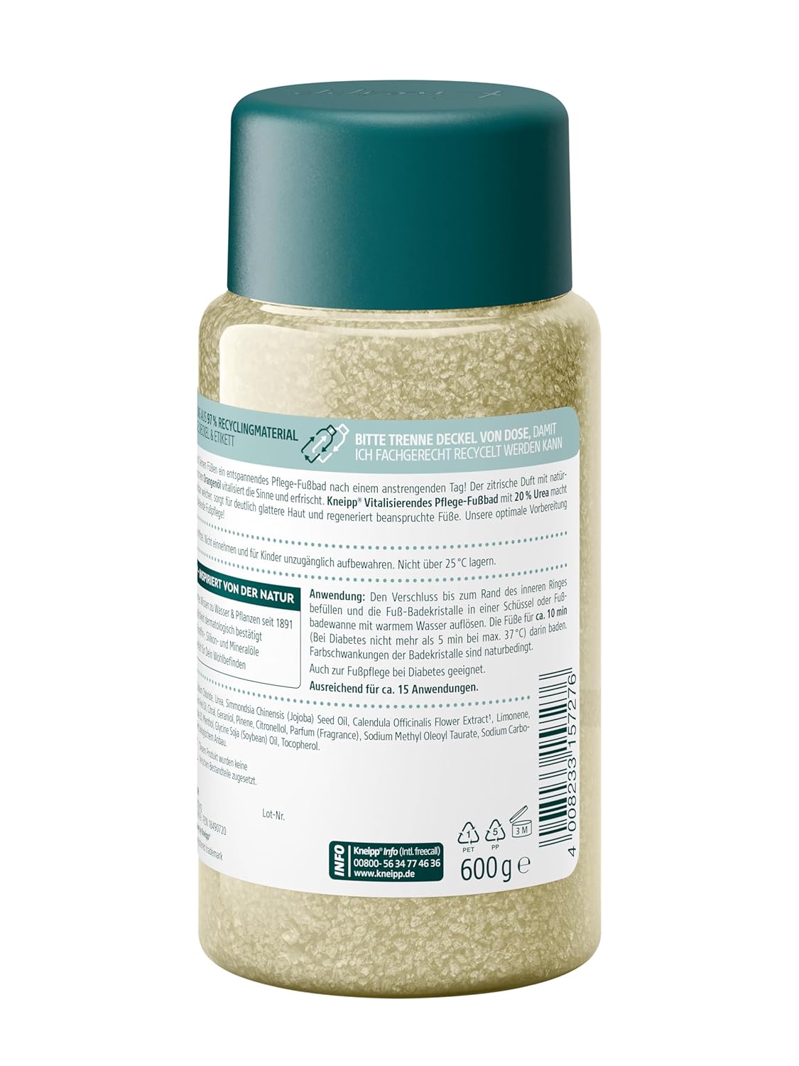 Thumbnail 2 de Kneipp Vitalisierendes Pflege-Fußbad mit 20% Urea (600 g) – für trockene, beanspruchte Füße