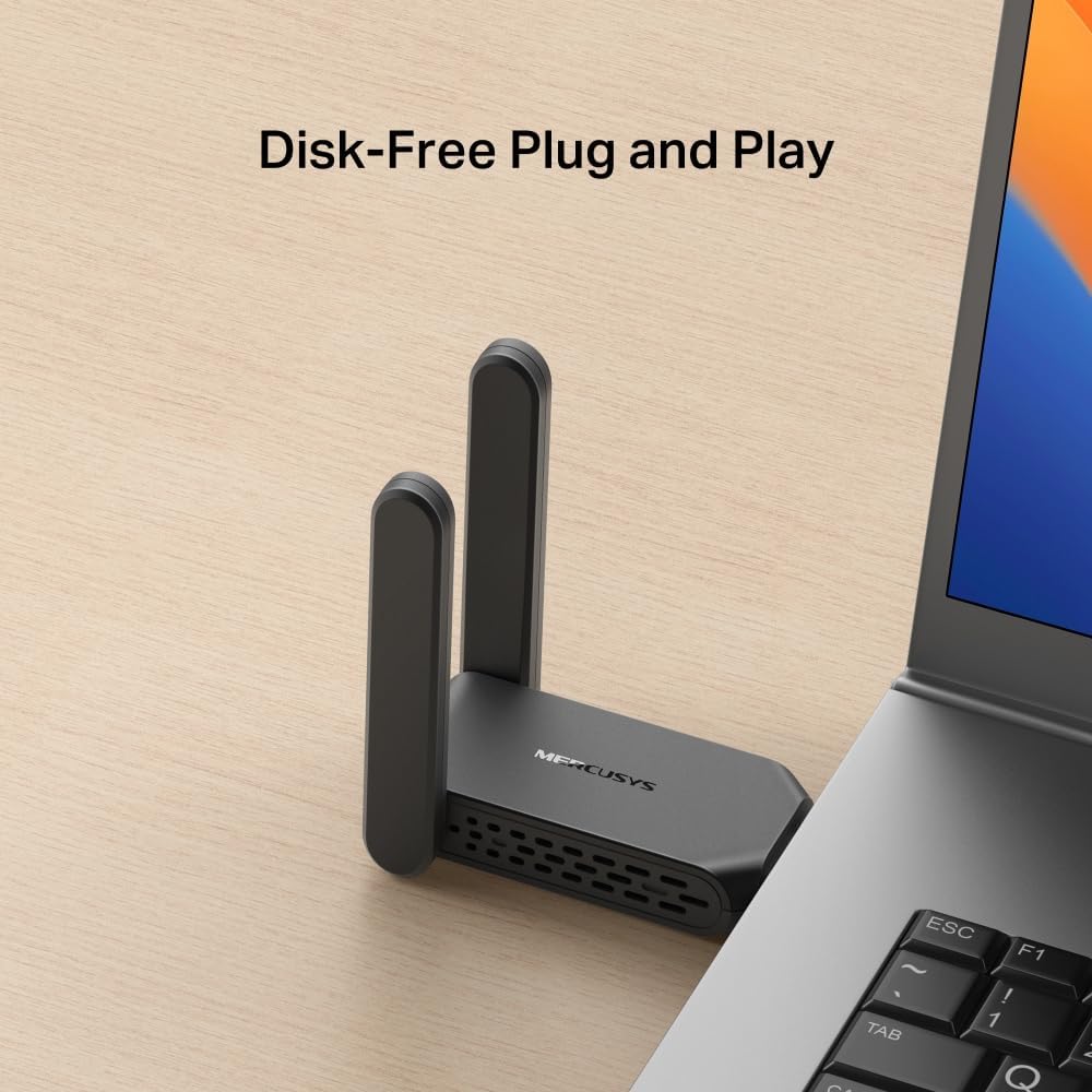 Thumbnail 4 de MERCUSYS MA32H AC1300 USB Wi‑Fi Dongle