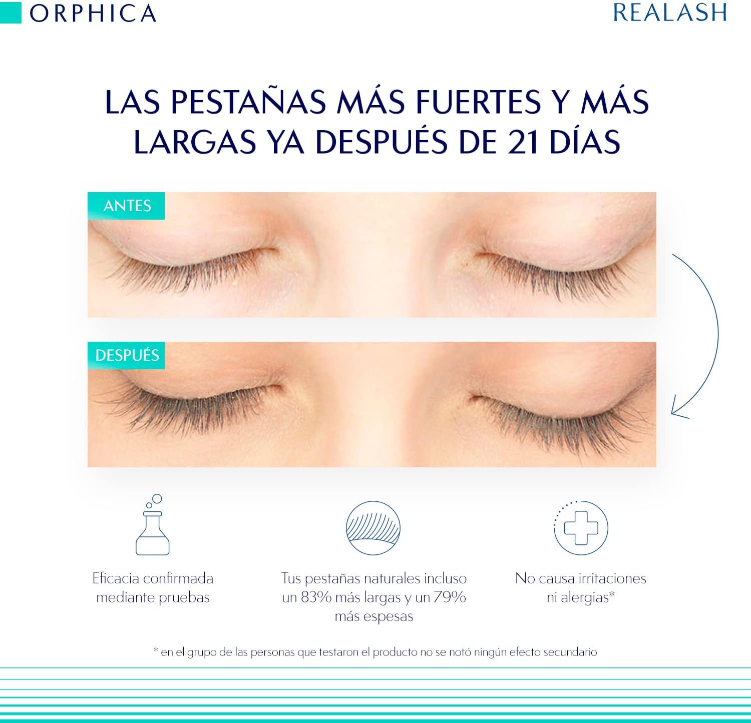 Thumbnail 1 de ORPHICA Realash Serum para Pestañas, Crecimiento y Fortalecimiento