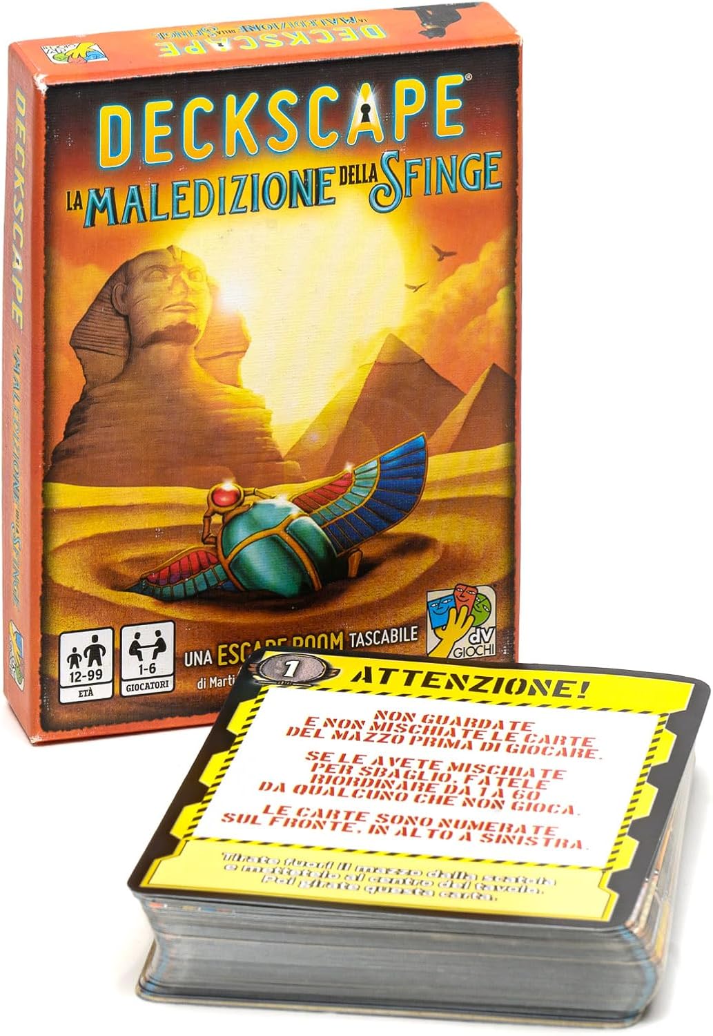 Thumbnail 1 de Deckscape - La maledizione della Sfinge, da 12 a 99 anni