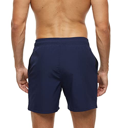 Thumbnail 1 de Aisprts Bañador Hombre con Bolsillos y Cremallera: shorts de playa de secado rápido y cordón ajustable