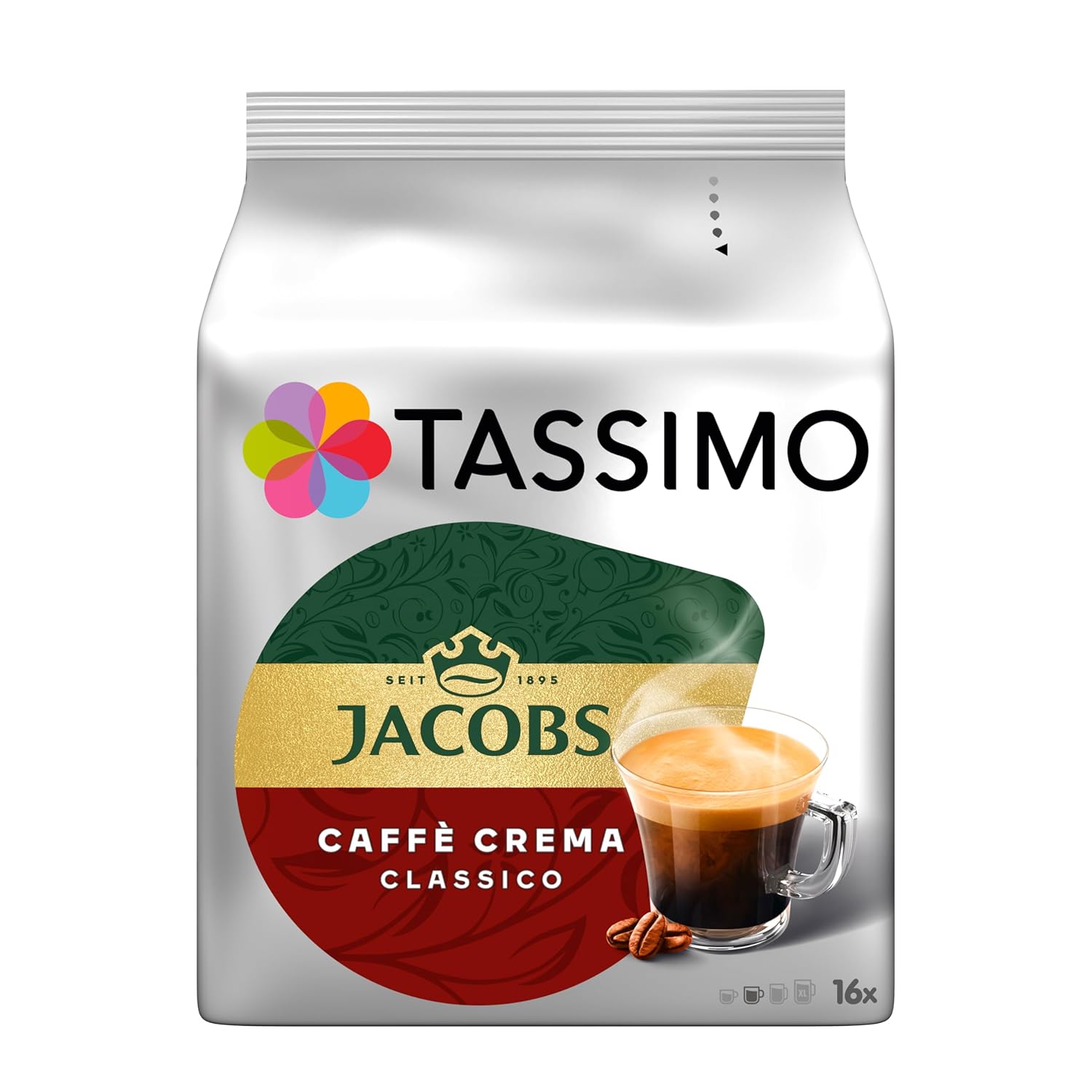 Thumbnail 6 de Jacobs Caffè Crema Classico - Tassimo Kapseln, 5 x 16 Pads (80 Kaffeekapseln)