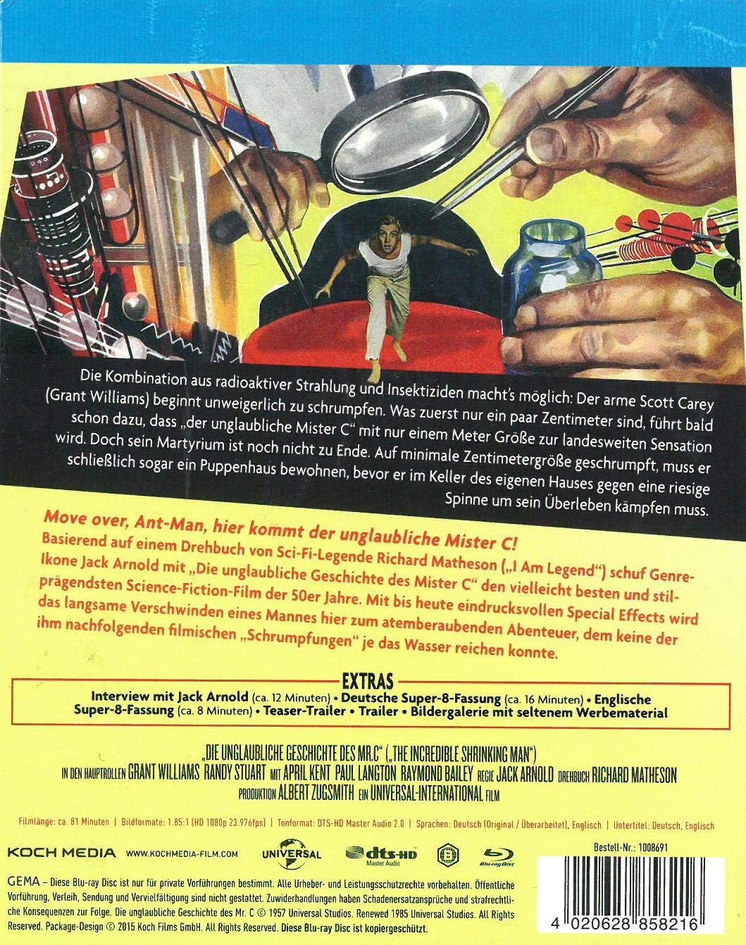 Detalle 2 de Die unglaubliche Geschichte des Mr. C. (Blu-ray) – Koch Media