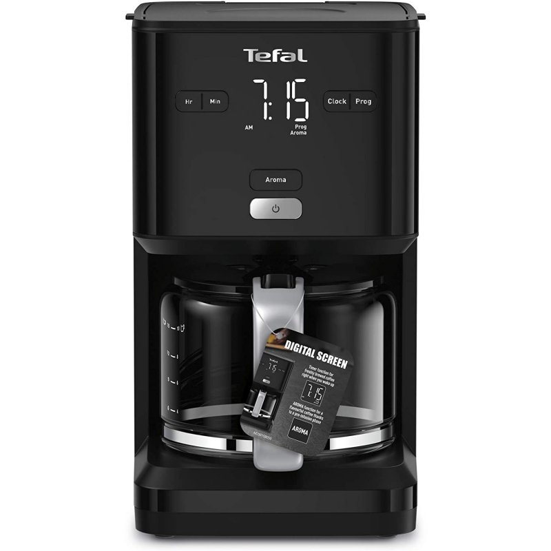 Thumbnail 3 de Tefal Smart'n Light CM600810: cafetera de filtro para 15 tazas con Aroma y control táctil