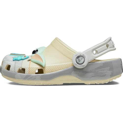 Detalle de Crocs Grogu Classic Clog K 🧸 Zuecos Unisex Niños, Crema 29/30 EU