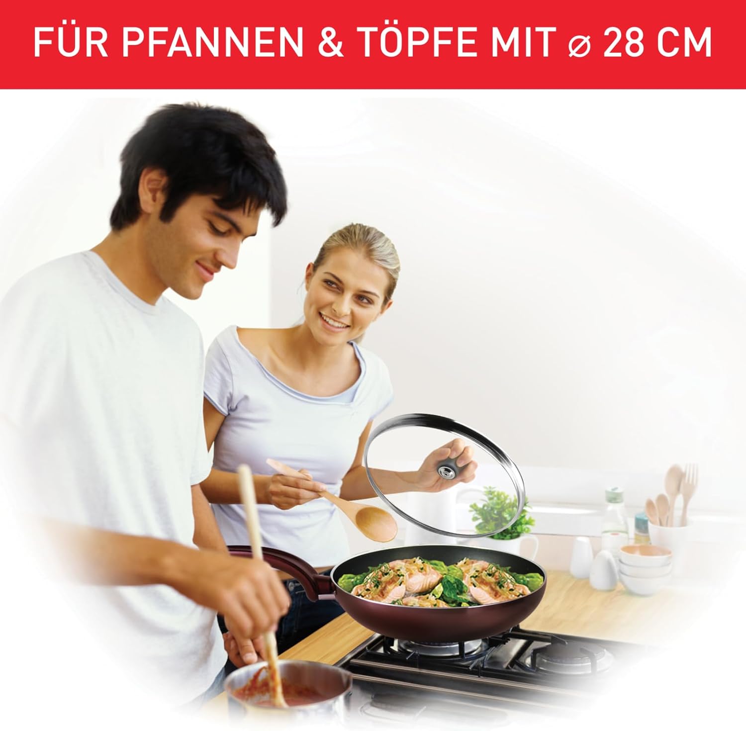 Detalle 2 de Tefal Glasdeckel 28 cm