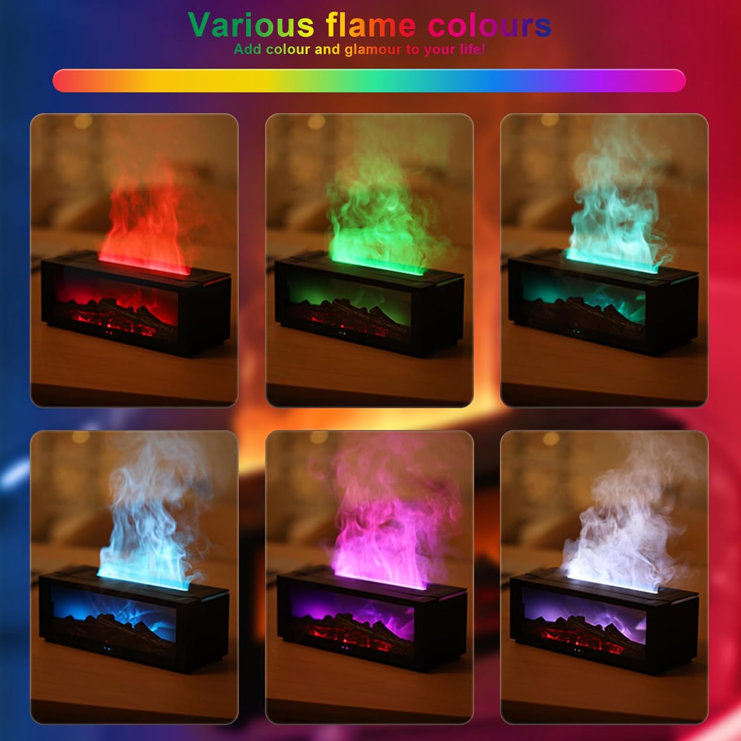 Detalle de Holwim Fireplace Essential Oil Diffuser