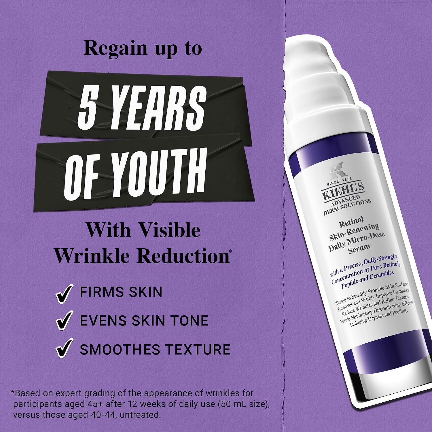 Detalle 2 de Kiehl's Retinol Skin-Renewing Daily Micro-Dose Serum with Ceramides