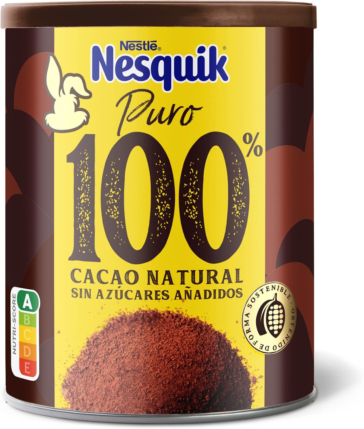 Detalle de Nestlé Nesquik Cacao en Polvo 100%, Pack 6x290g