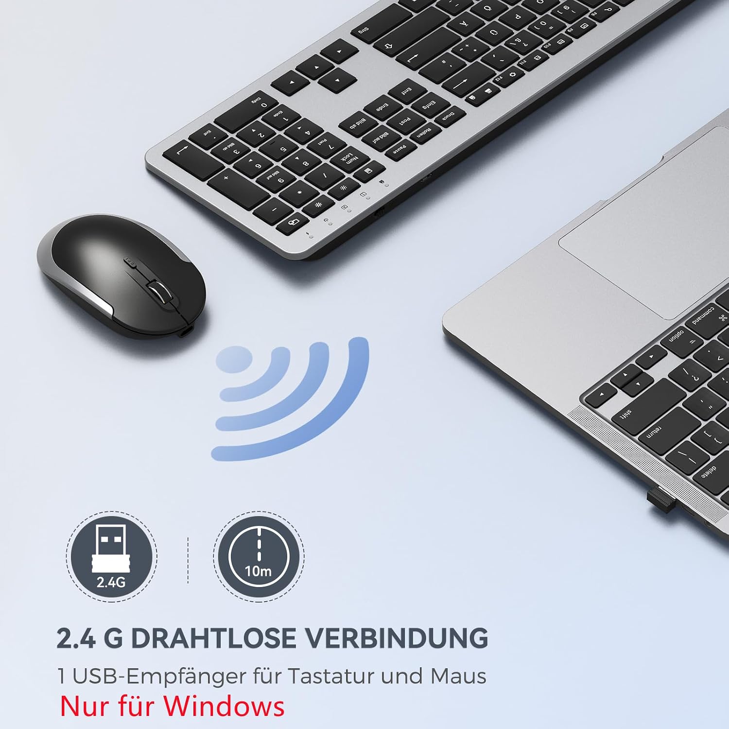 Thumbnail 1 de seenda SK38-3 Tastatur Maus Set 50 Stunden