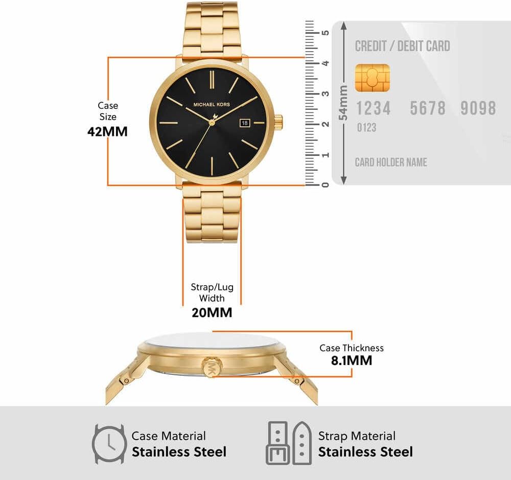 Thumbnail 6 de Michael Kors Blake Montre pour Homme - Quartz/Chronograph, Bracelet Acier Inoxydable